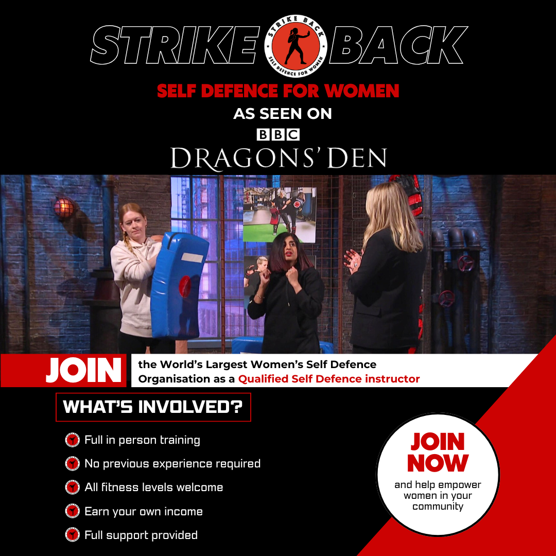 Strike Back Self Defence for Women Facebook ad
