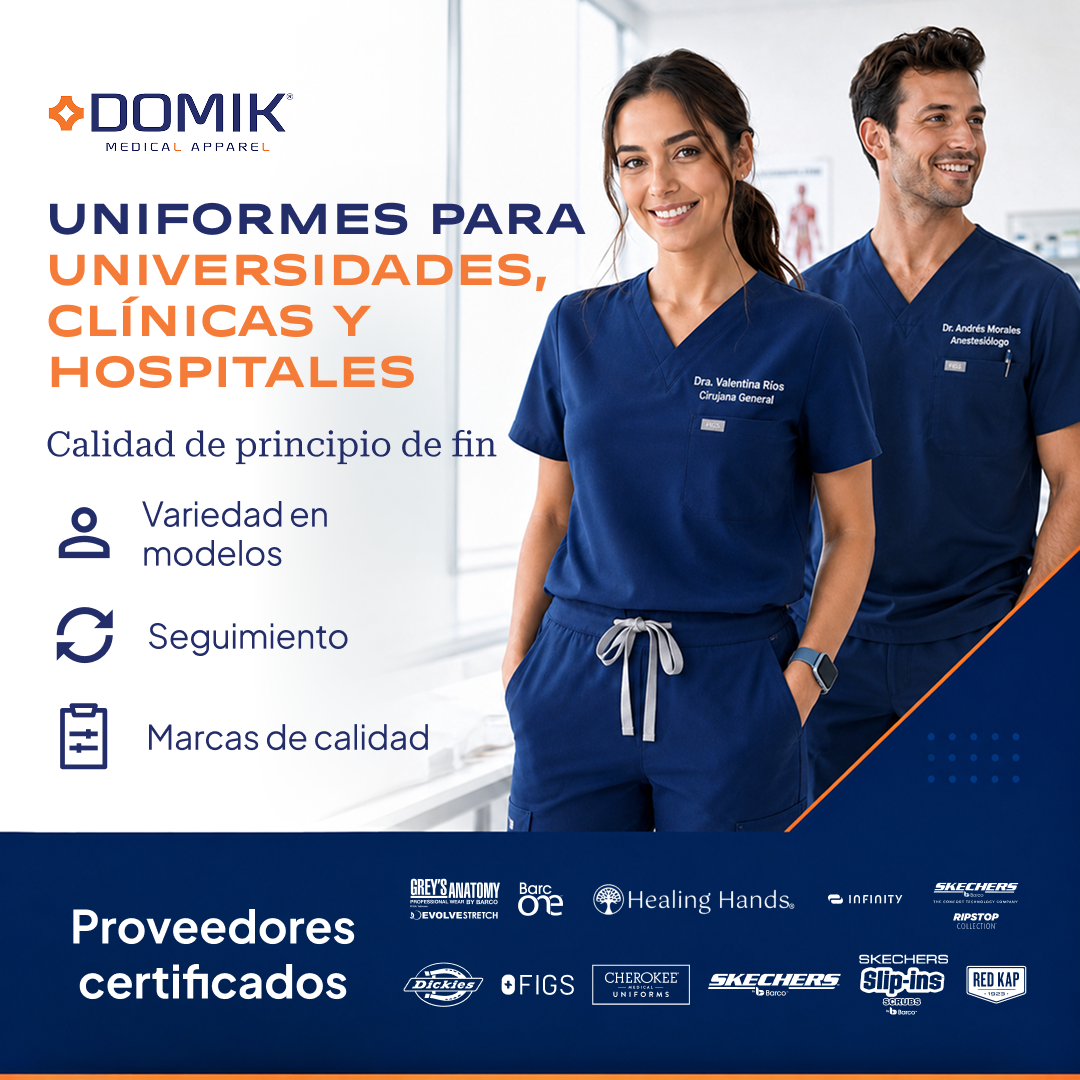 Domik Uniformes Médicos Facebook ad