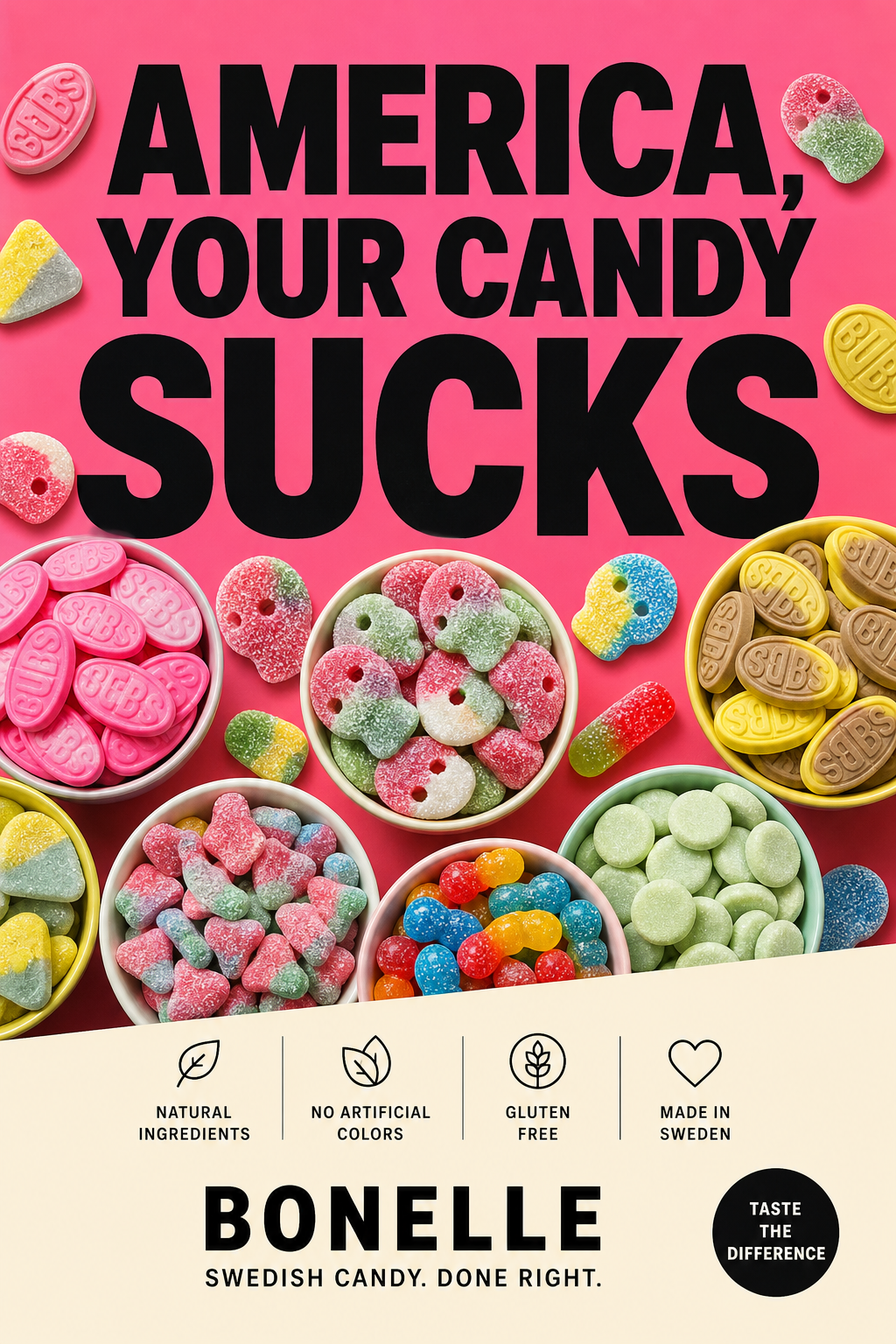 Bonelle Candy Facebook ad