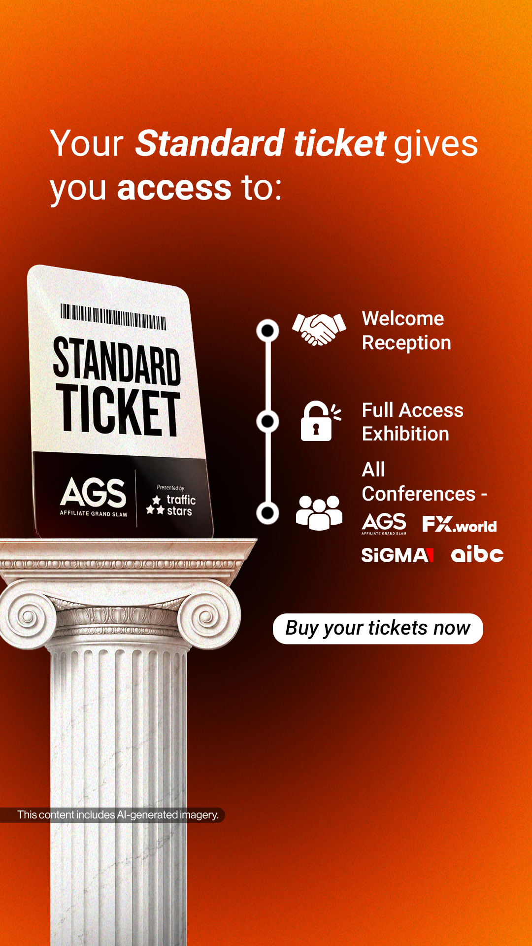 Affiliate Grand Slam Facebook ad: Secure Your Standard AGS Ticket Now!