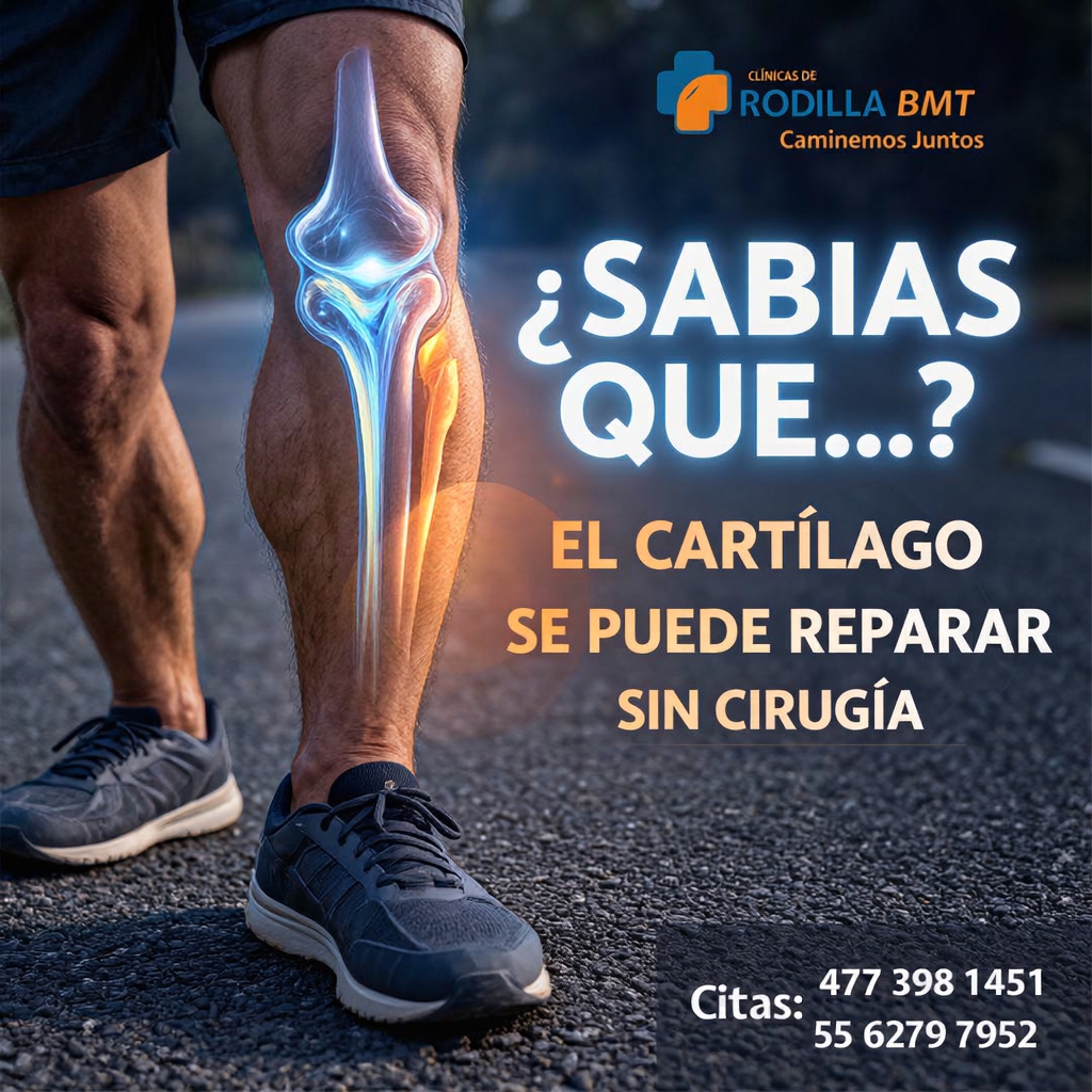 Clínicas de Rodilla BMT León Gto Facebook ad: Desgaste de cartílago
