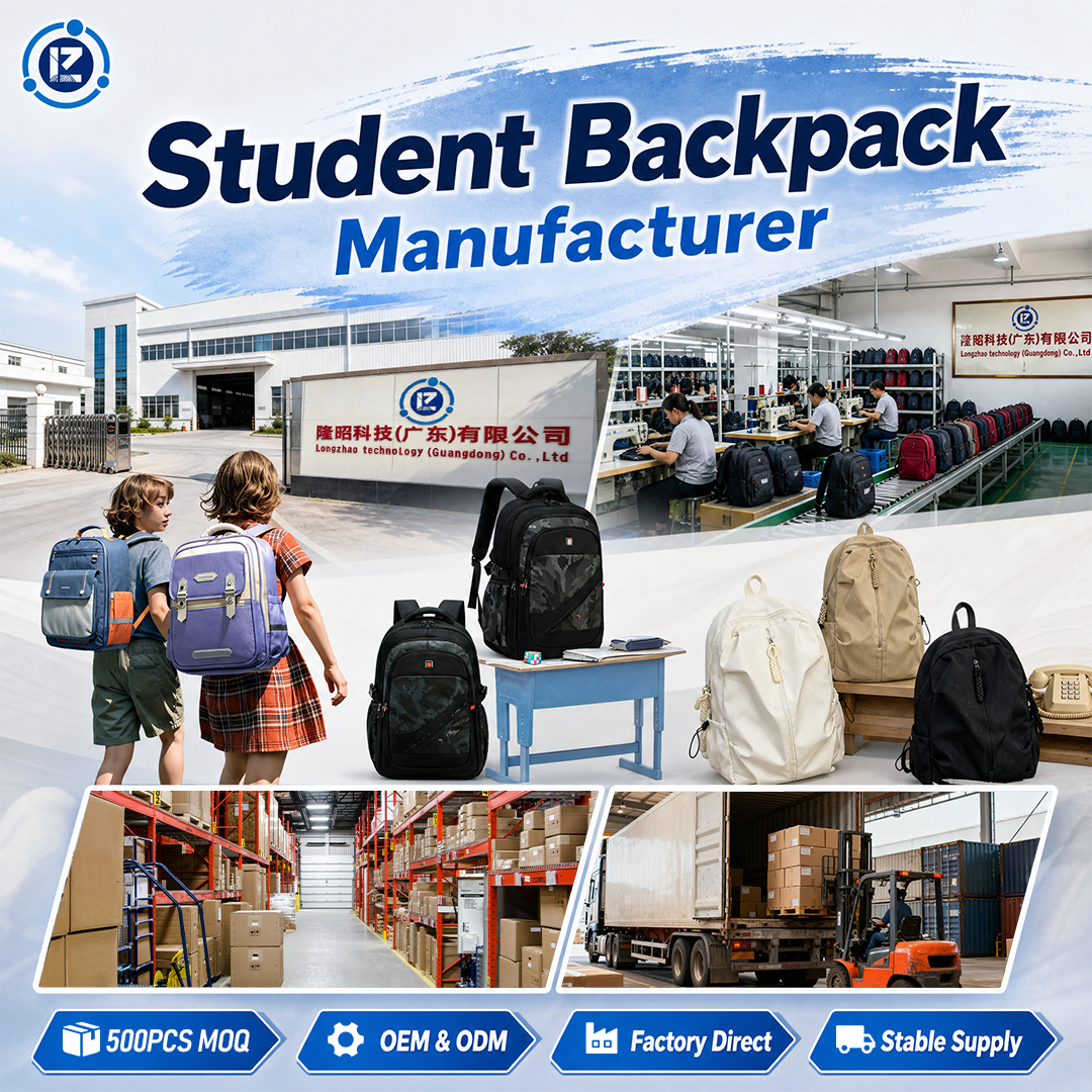 Longzhao Technology - Guangdong Co., Ltd. Facebook ad: Importers & School Bag Buyers Looking for Student Backpack…