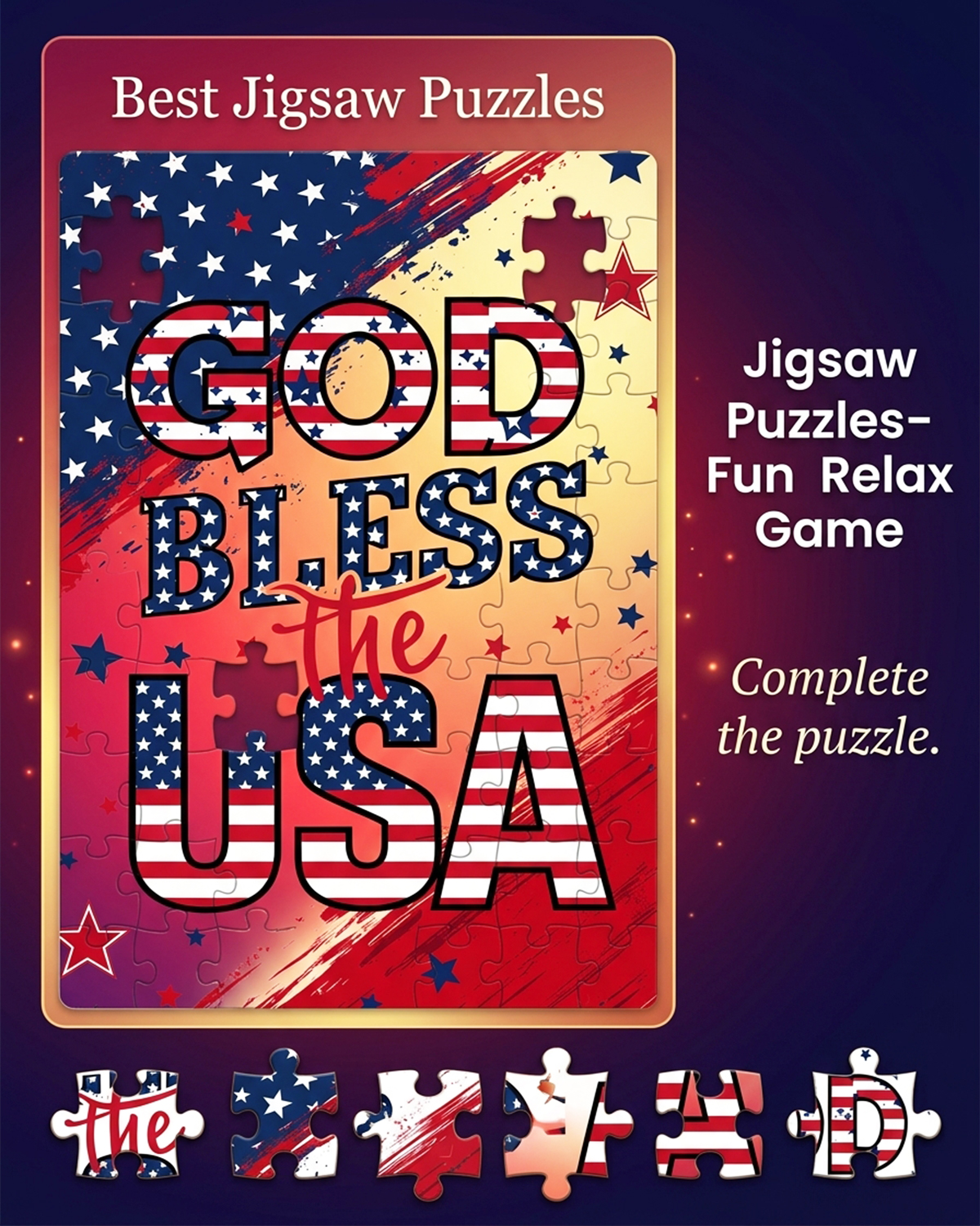 JigSaw2026 Facebook ad: Find Your Calm in Every Piece, Puzzle On!
