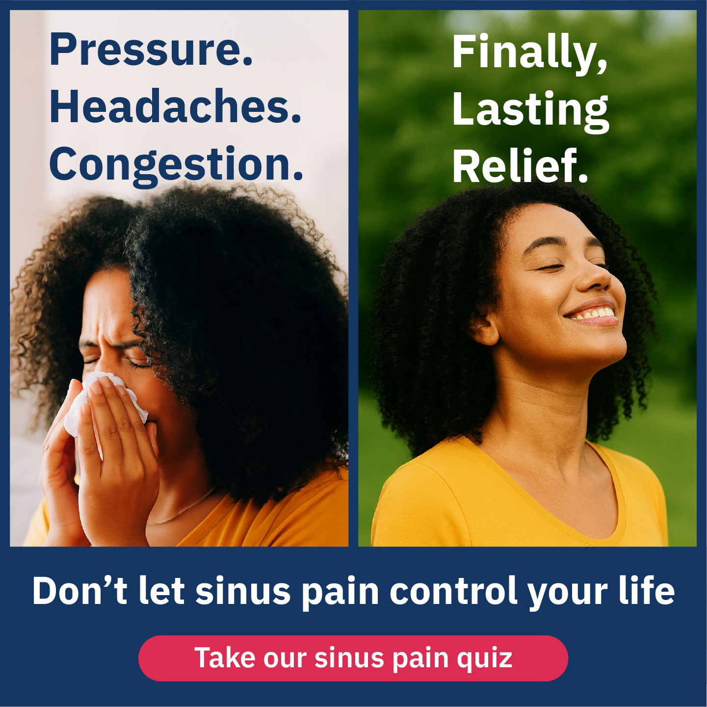 Penn Medicine Becker ENT and Allergy Facebook ad: Sinus infections every few months?