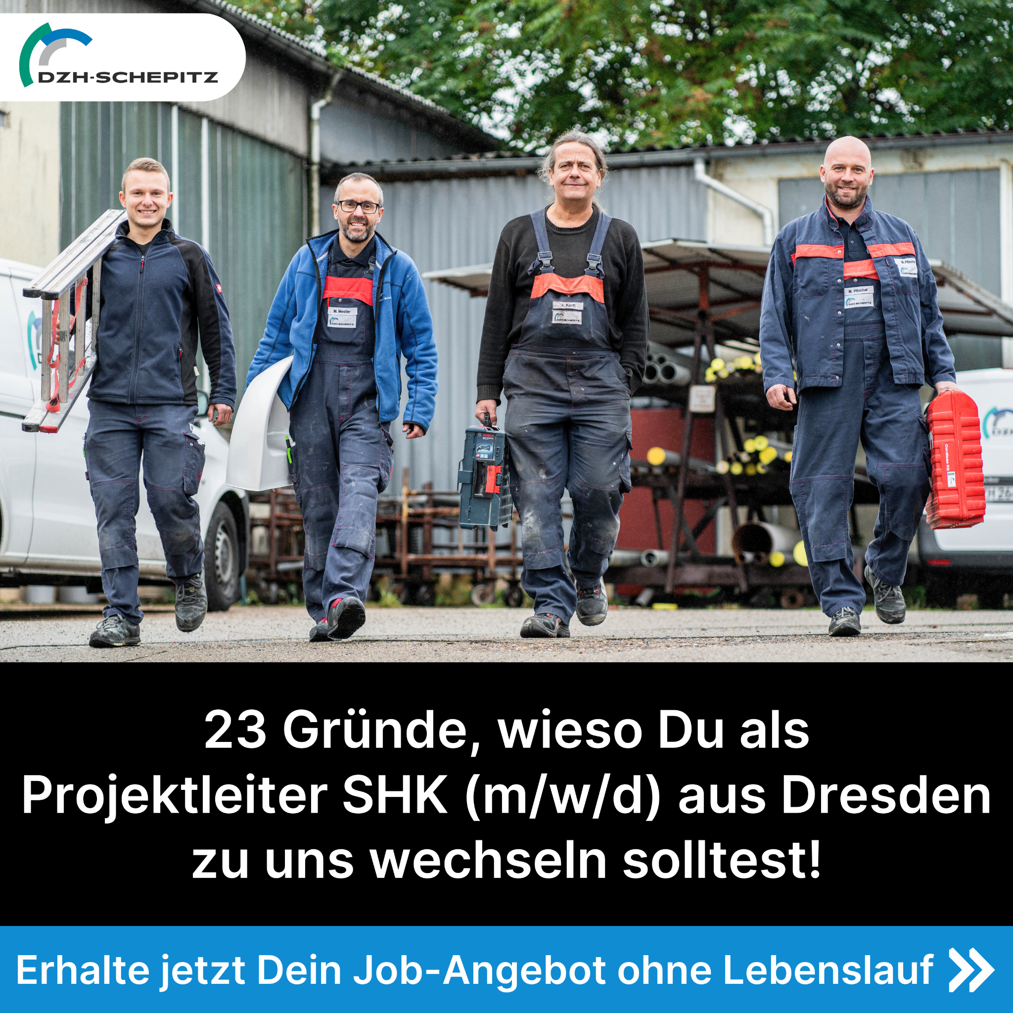 Candidate Flow: SHK Karriere Facebook ad