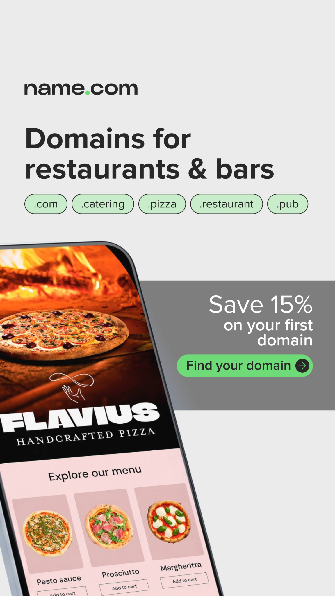 name.com Facebook ad