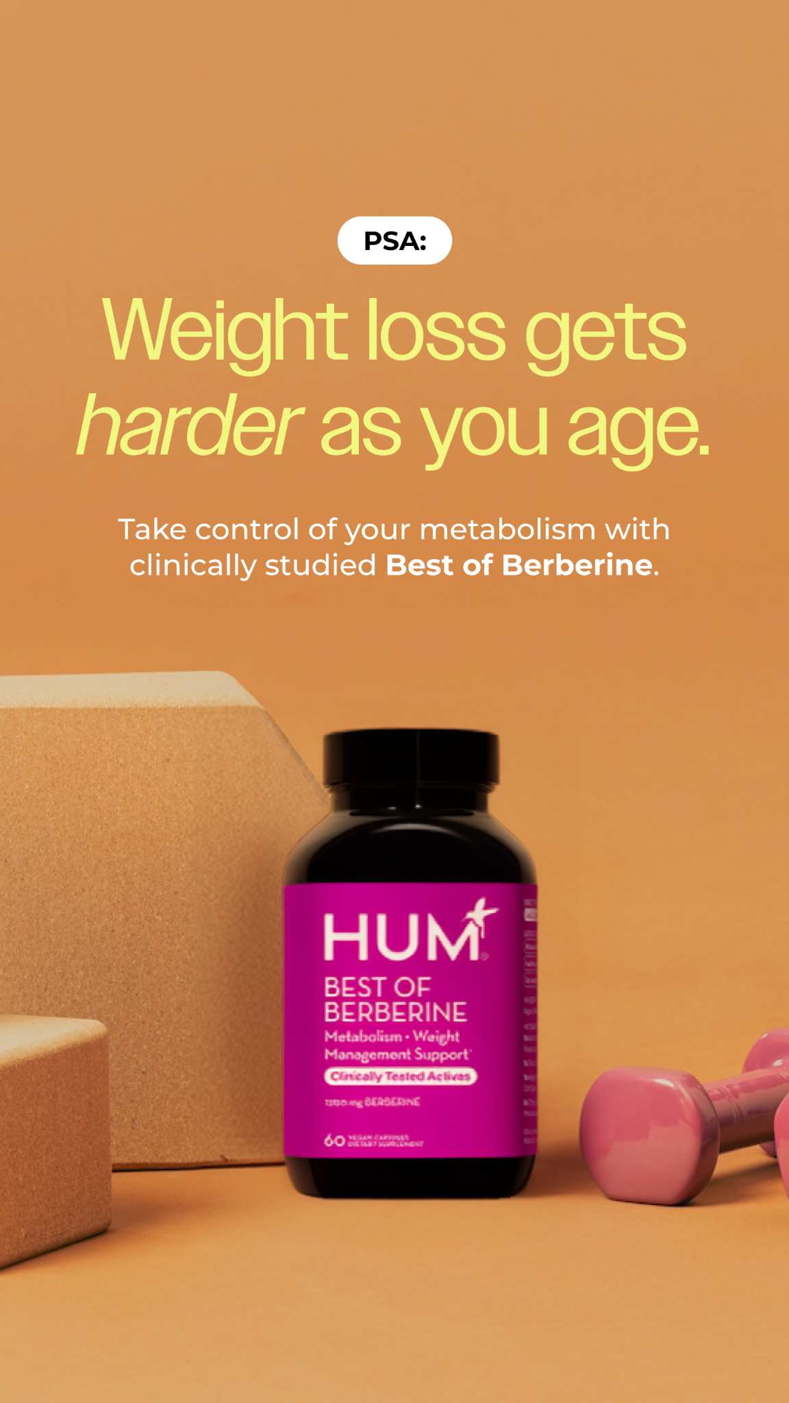 HUM Nutrition Facebook ad