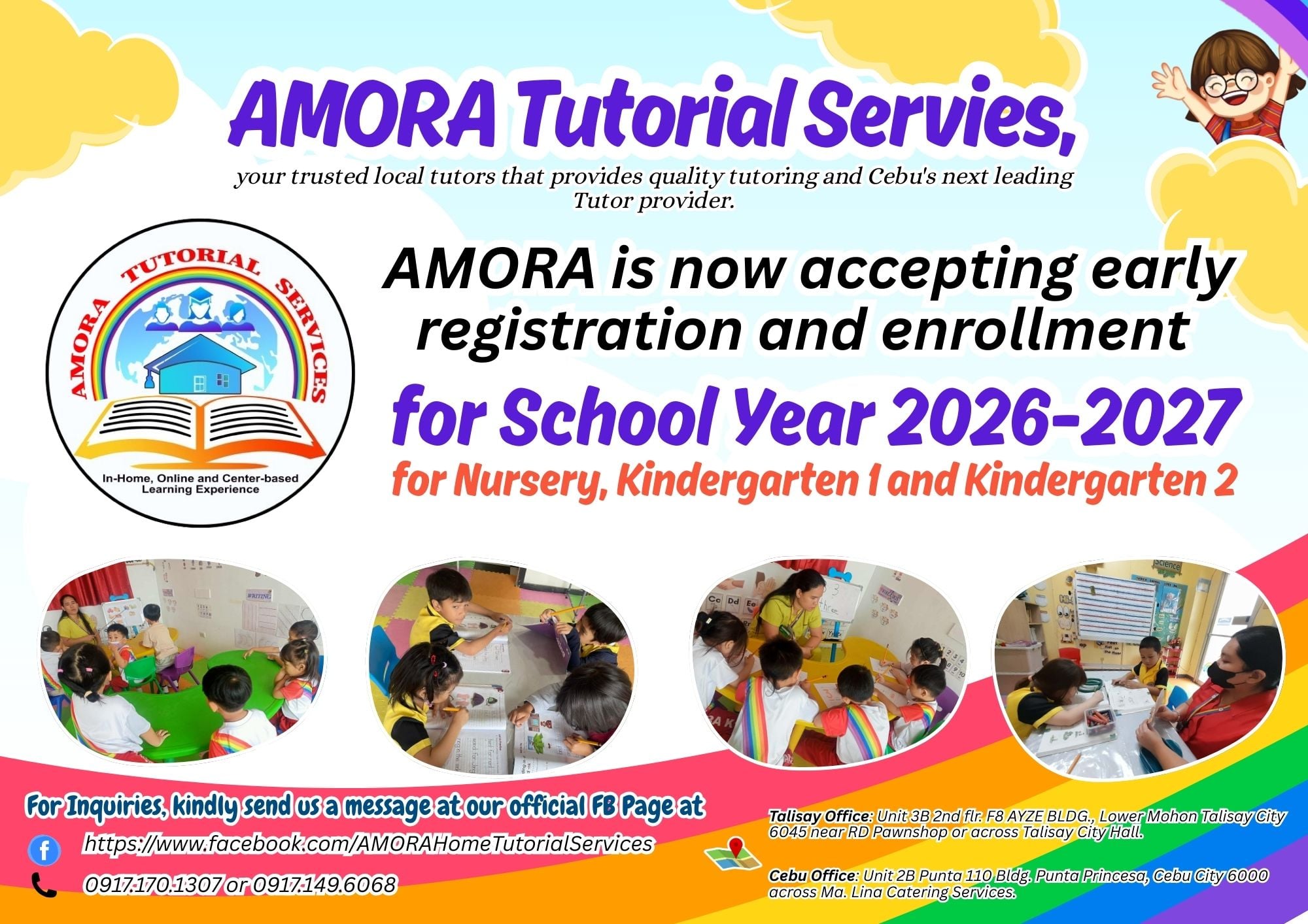 AMORA Homebased Tutorial Services Facebook ad