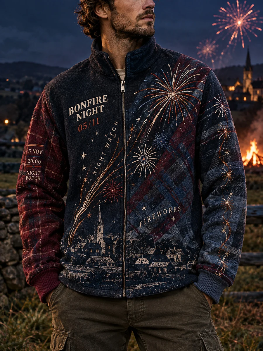 CrownWardrobe.com Facebook ad: Embrace The Warmth Of Bonfire Night