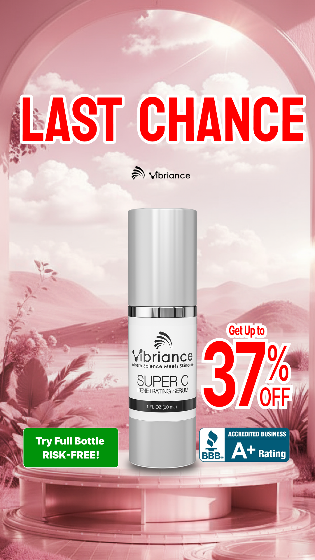 Vibriance Super C Serum Facebook ad