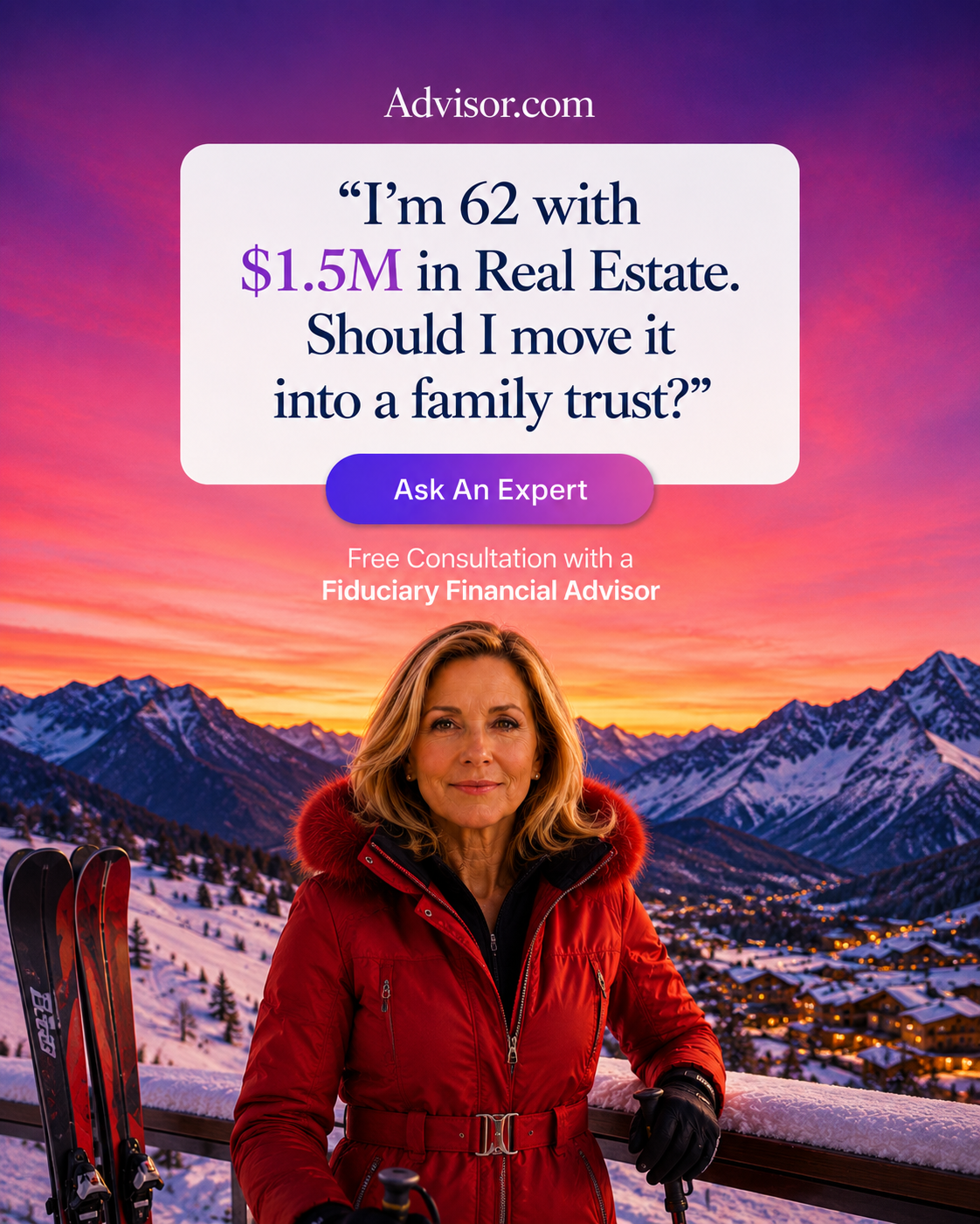 Advisor.com Facebook ad