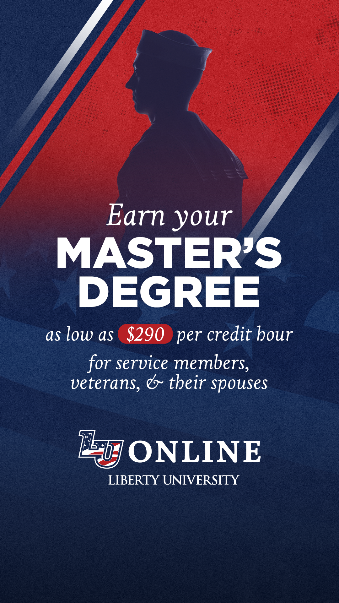 Liberty University Online Programs Facebook ad
