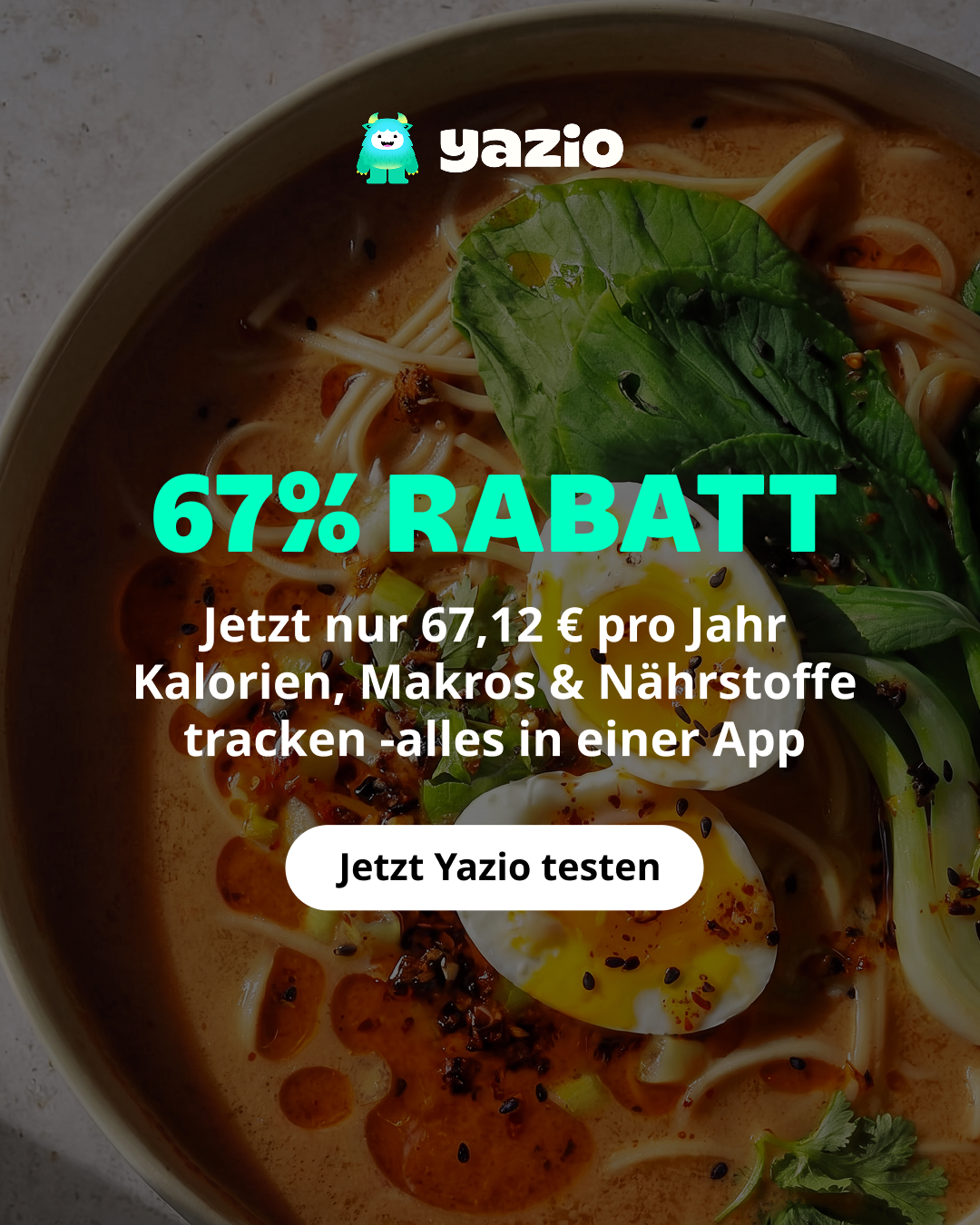 YAZIO Facebook ad