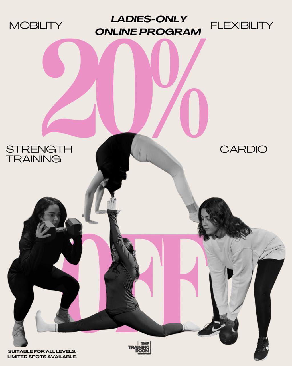 Nouran Abu Shady Facebook ad: Our Ladies-only beginner-friendly program is designed to…