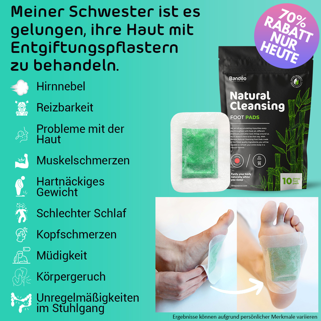 Natürliche Detox-Pflaster Facebook ad