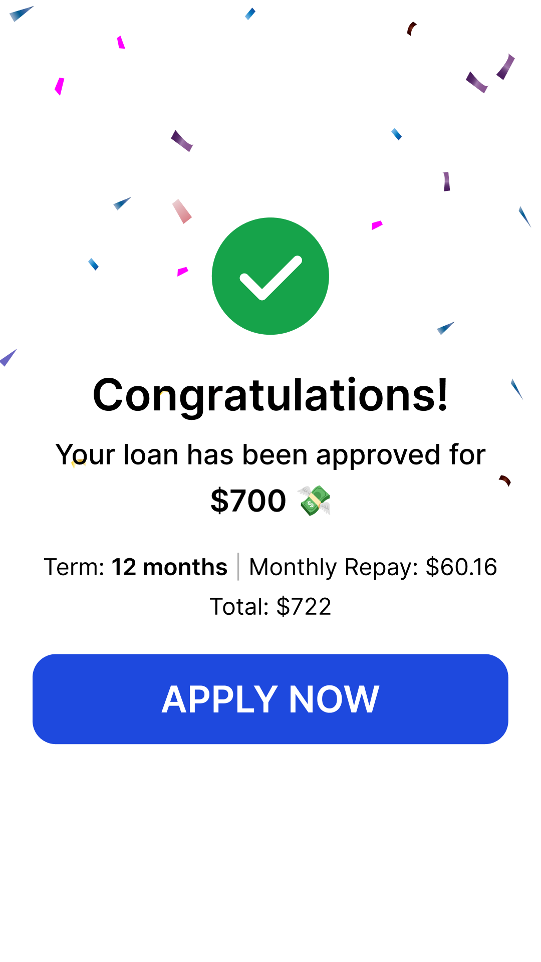 Cash Advance - Quick Borrow Facebook ad from Jun 25, 2026