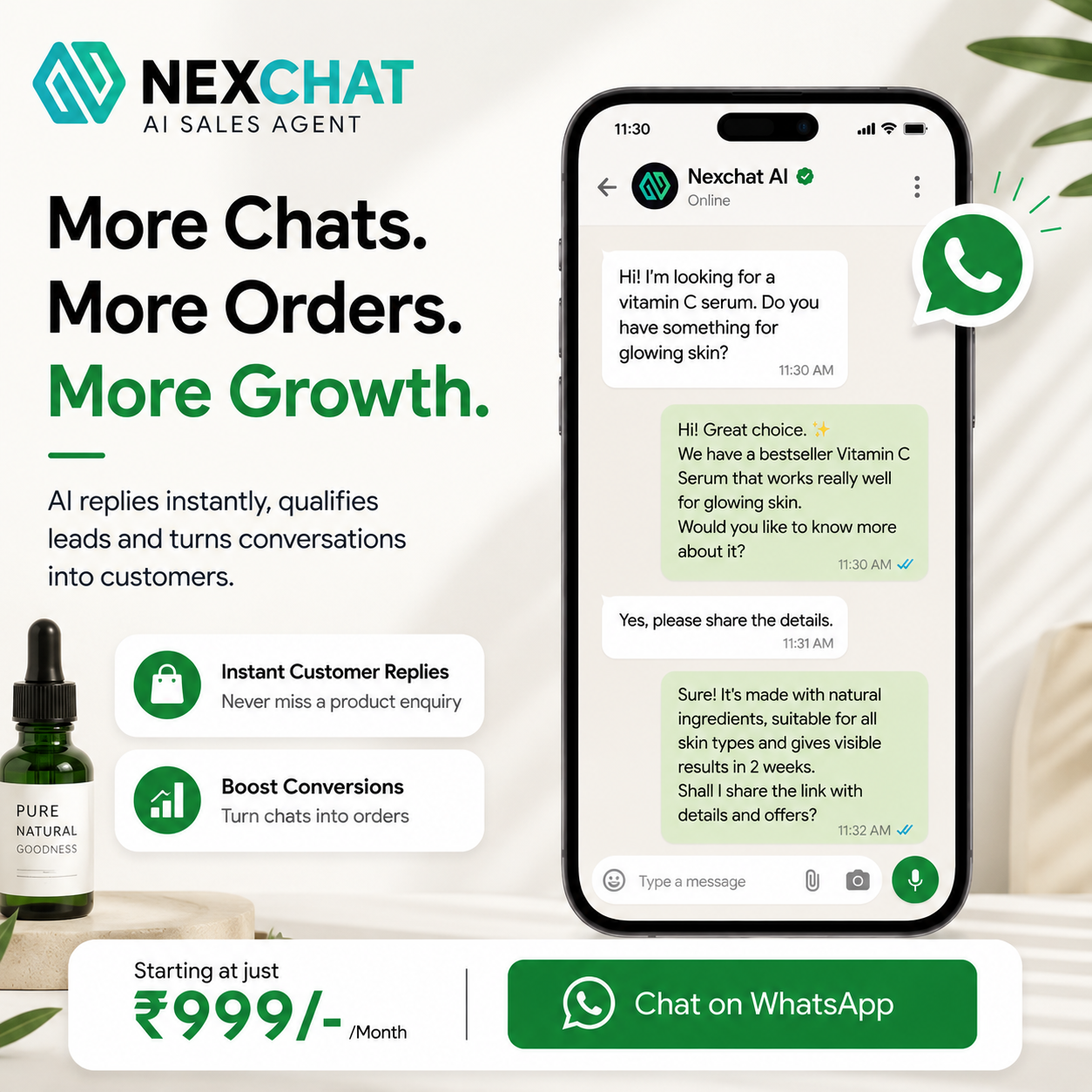 Thenexchat Facebook ad