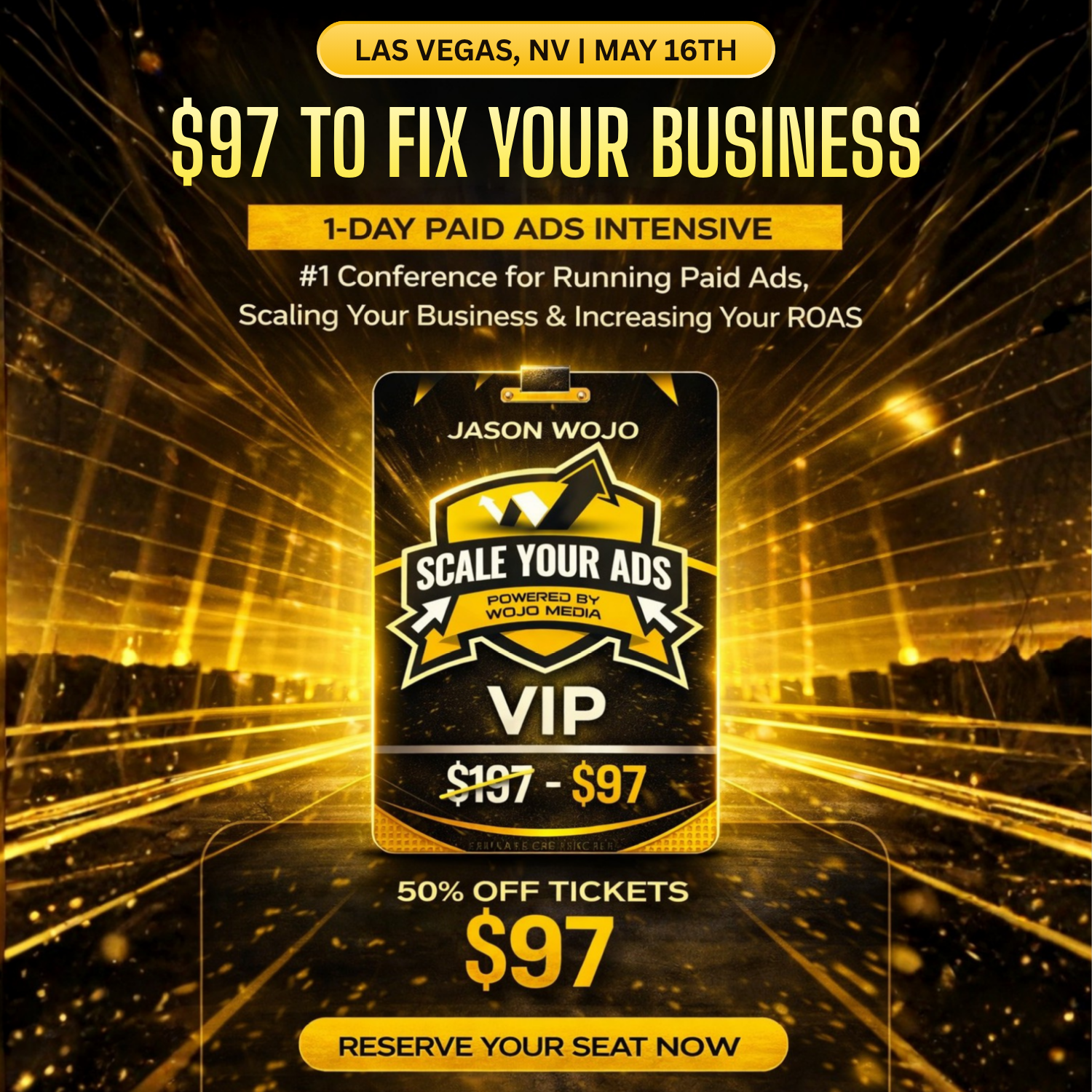 Jason Wojo Facebook ad