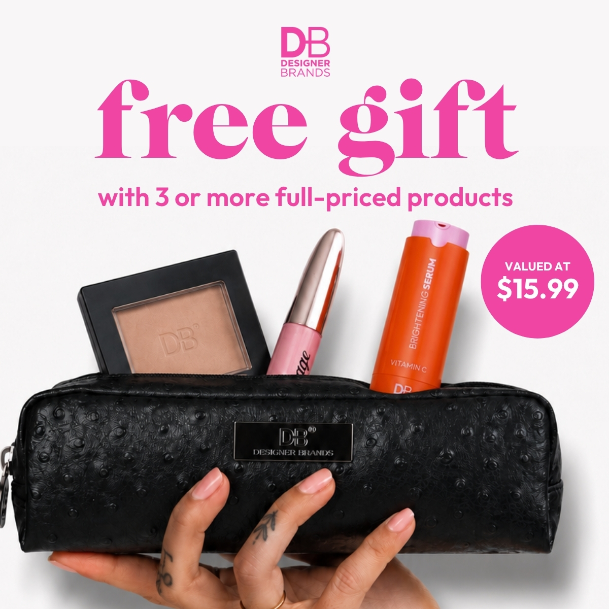 Designer Brands Cosmetics Facebook ad