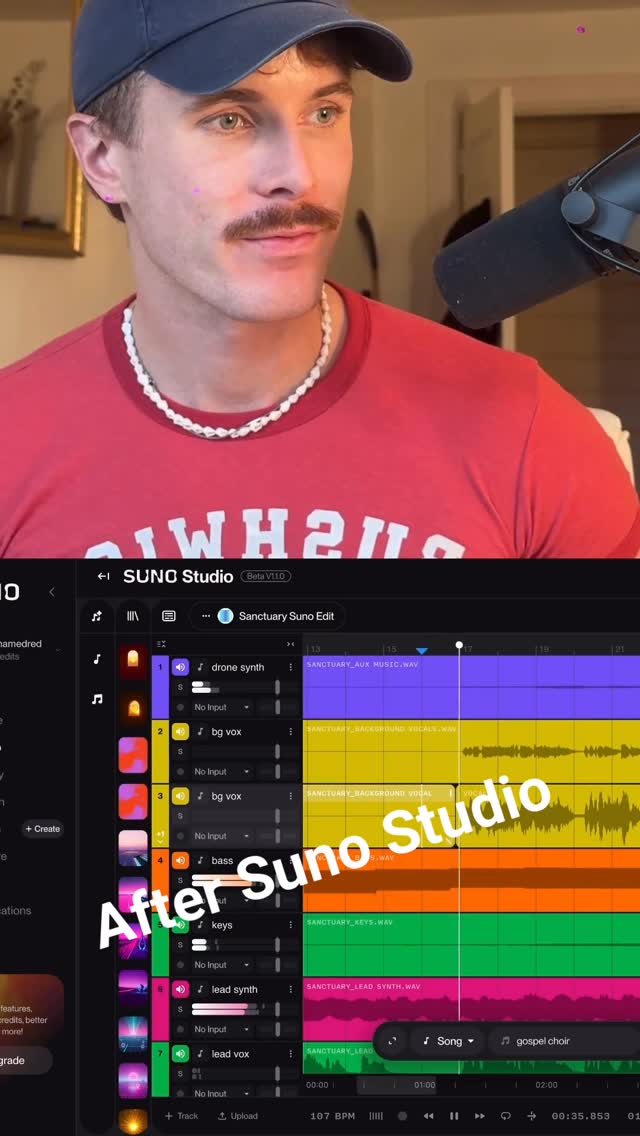 Suno Facebook ad: Let’s dive into Suno Studio and see how…