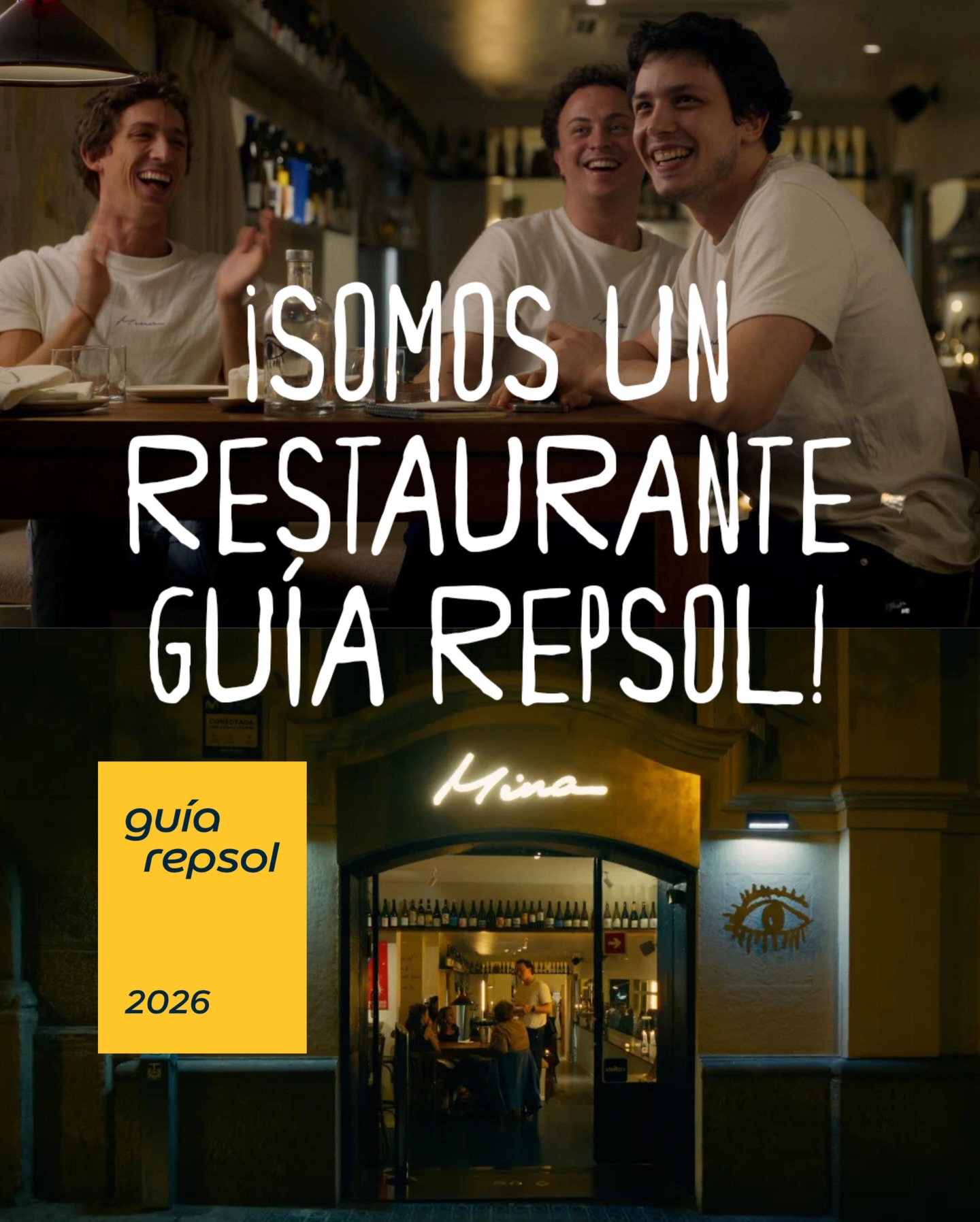 Mina Barcelona Facebook ad: Mina | Best Italian Restaurant Barcelona | Natural Wine &…