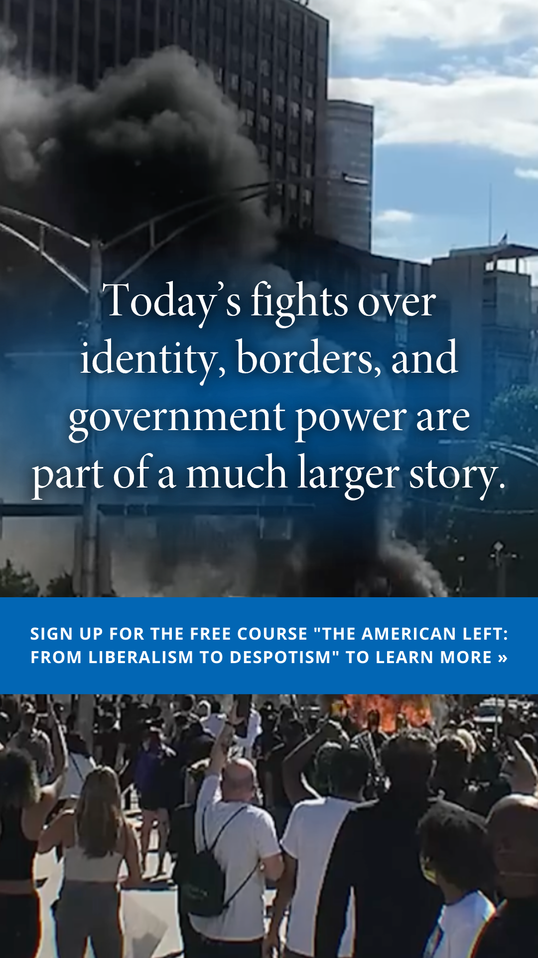 Hillsdale College Online Courses Facebook ad