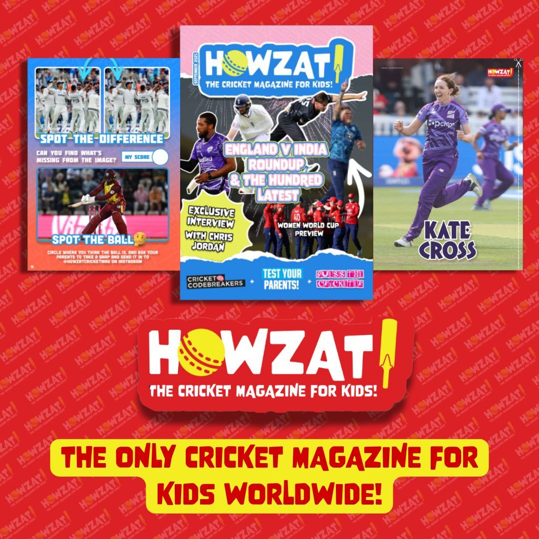 Howzat Cricket Mag Facebook ad: HOWZAT! is the UK’s, and the world’s, first…