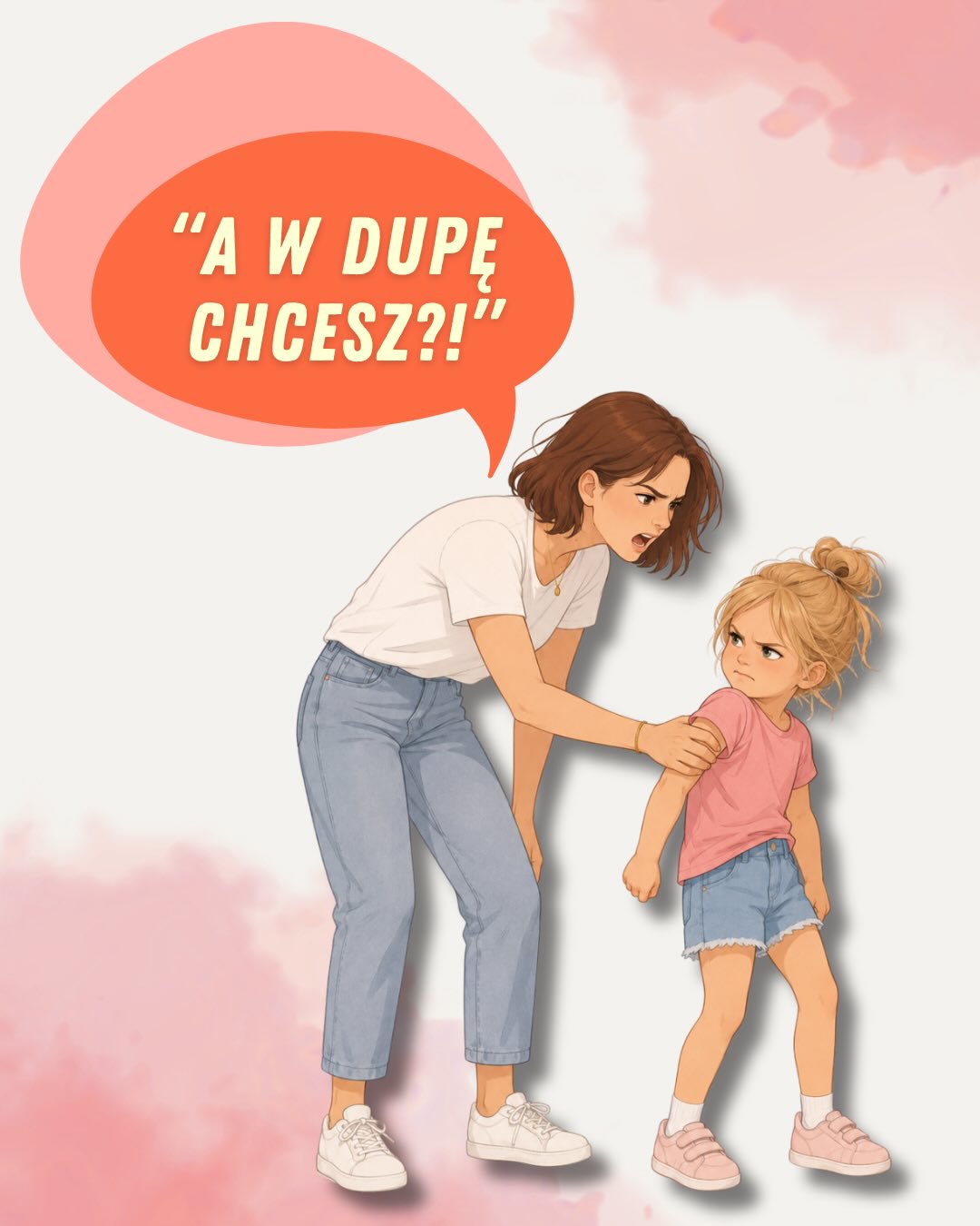 Trudna Rzecz - relacja z dzieckiem Facebook ad: Niektóre komunikaty zatrzymują zachowanie natychmiast.