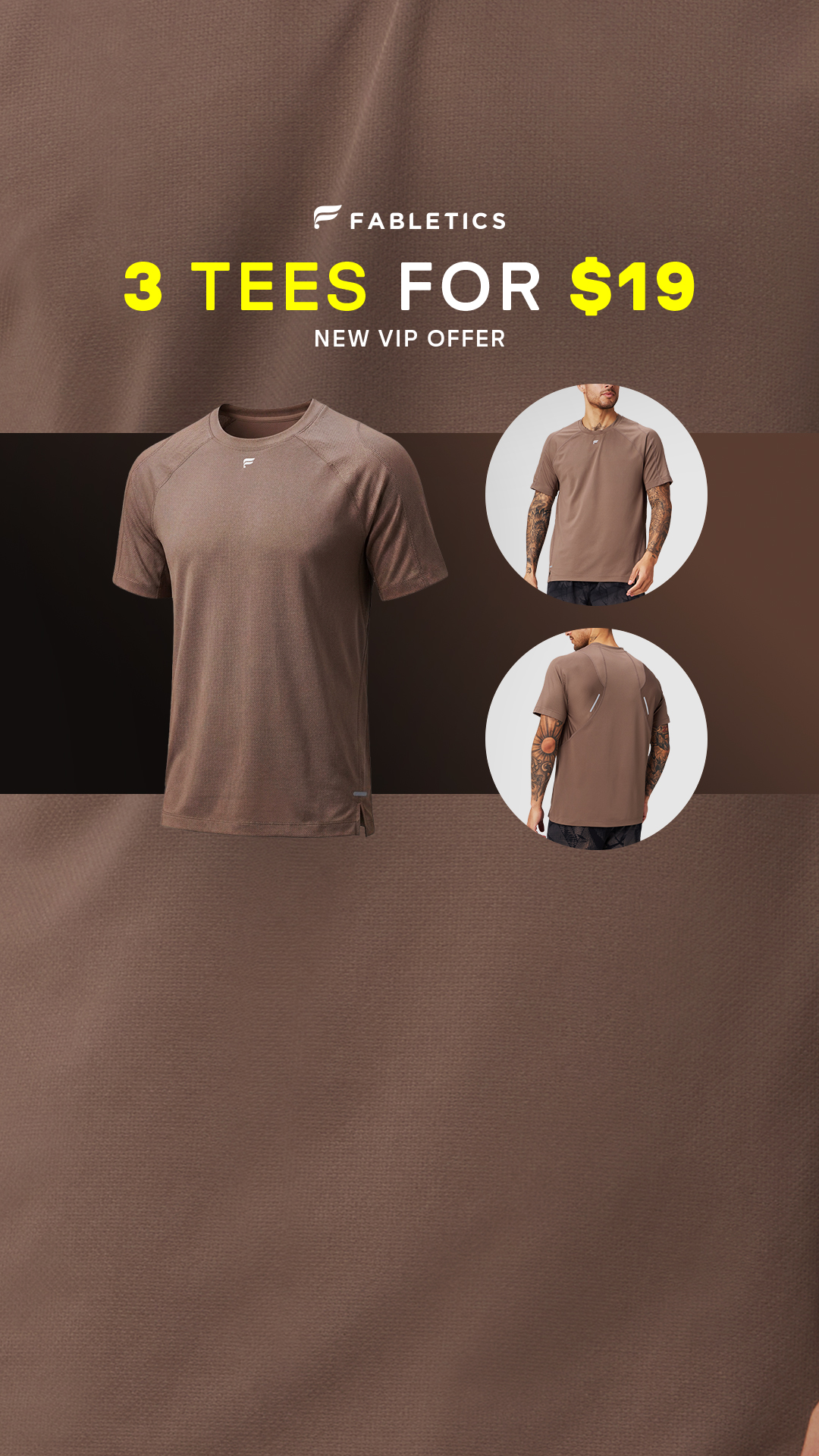 Fabletics Men Facebook ad