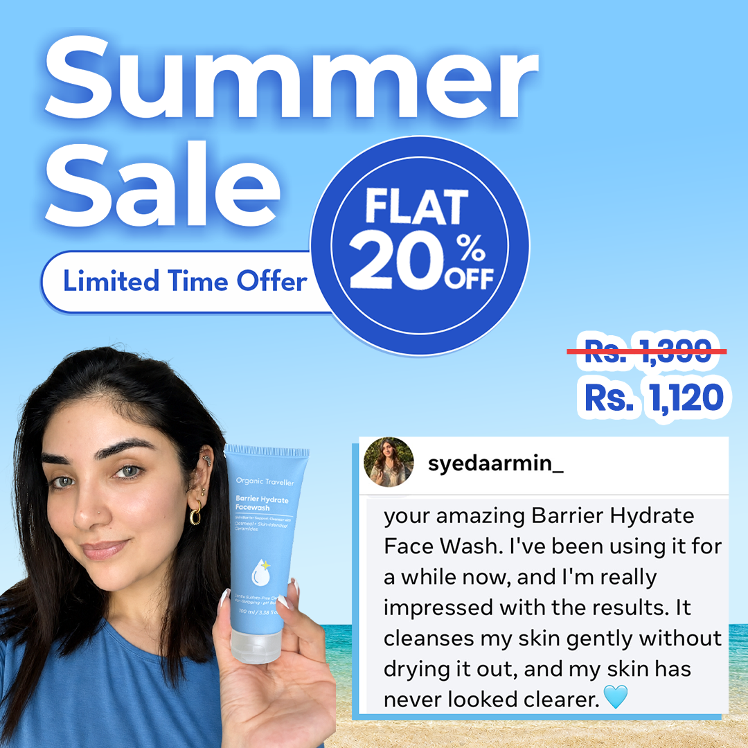Organic Traveller - Skincare Facebook ad