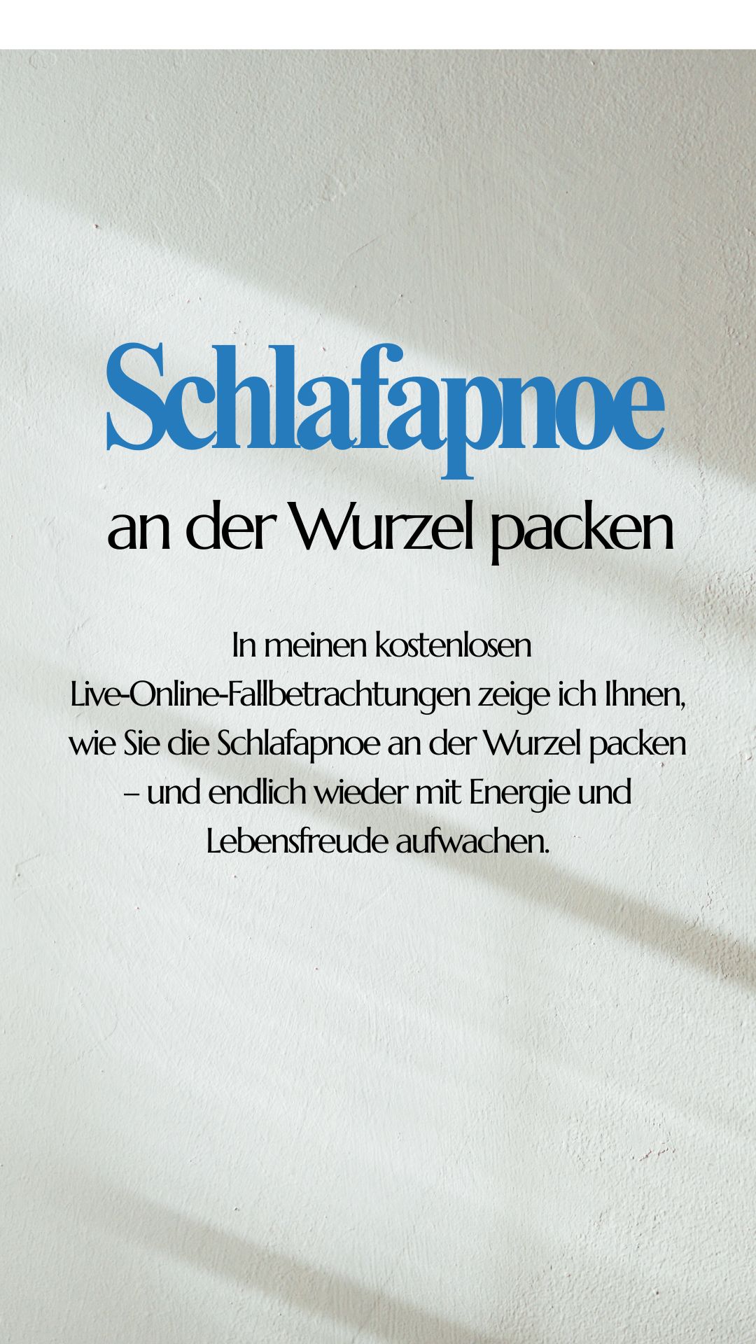 Sabine Radünz Schlaftherapie Facebook ad from May 29, 2026