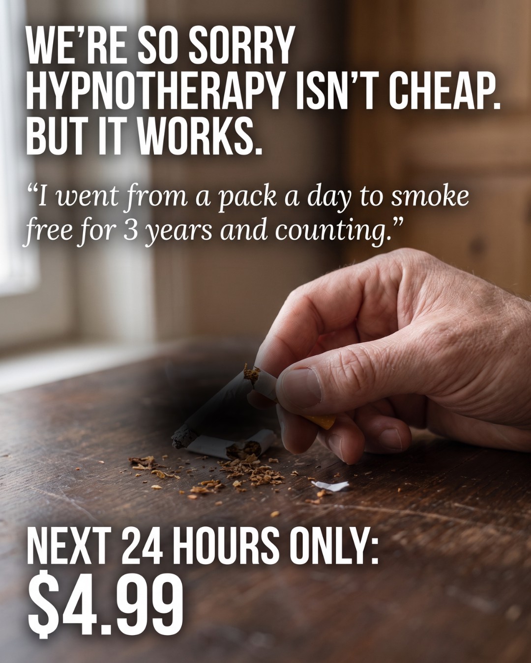 Hypnozio: power of hypnotherapy Facebook ad