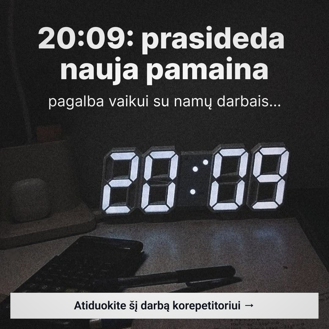 Mokytojas Eimantas Facebook ad: Išankstinė registracija