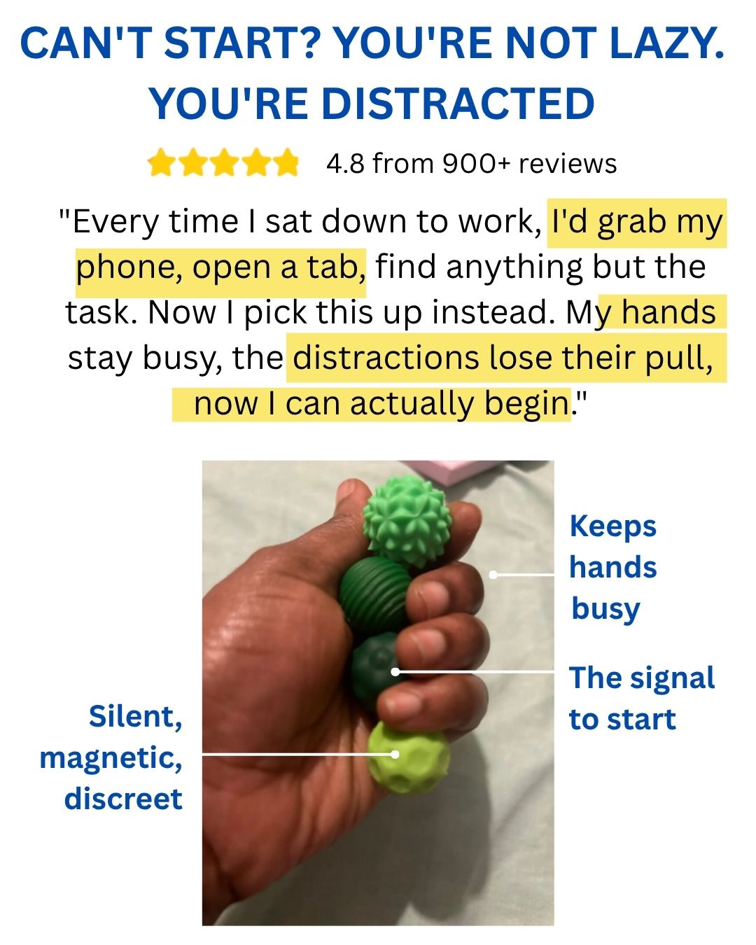 Oddysia Facebook ad: The Cue To Start Working