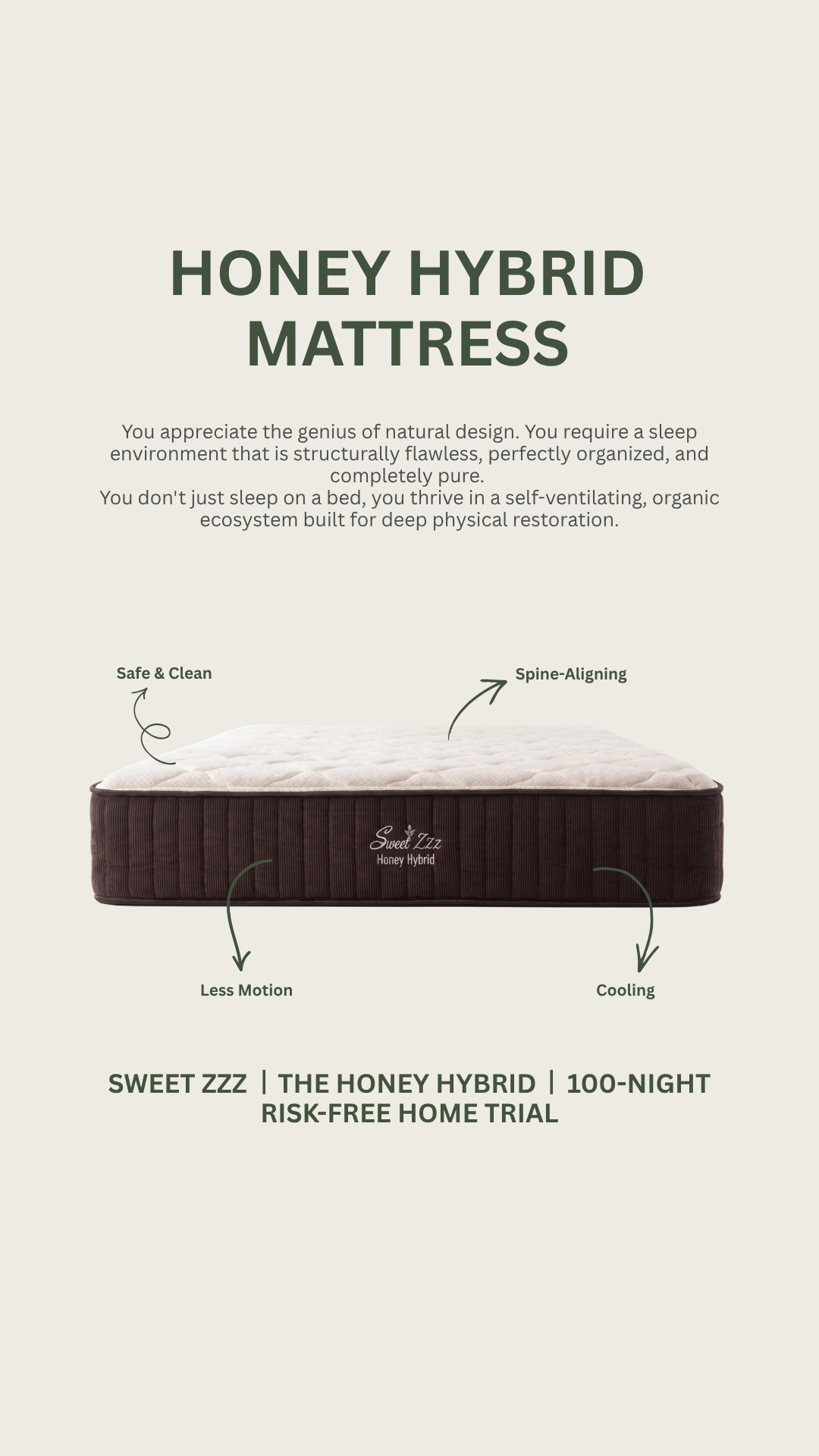 Sweet Zzz Mattress Facebook ad