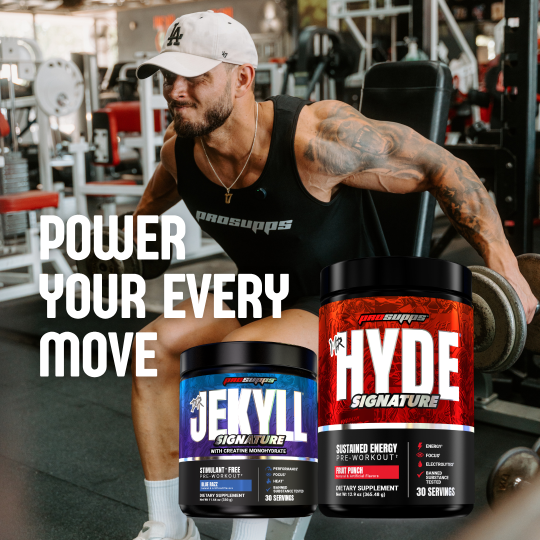 ProSupps Facebook ad: Focus. Power. Or Both. One Bundle.
