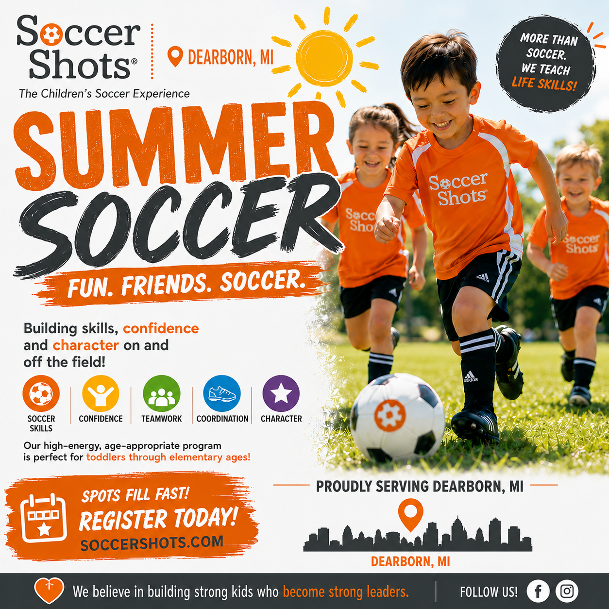 Soccer Shots Ann Arbor - Detroit NW Facebook ad