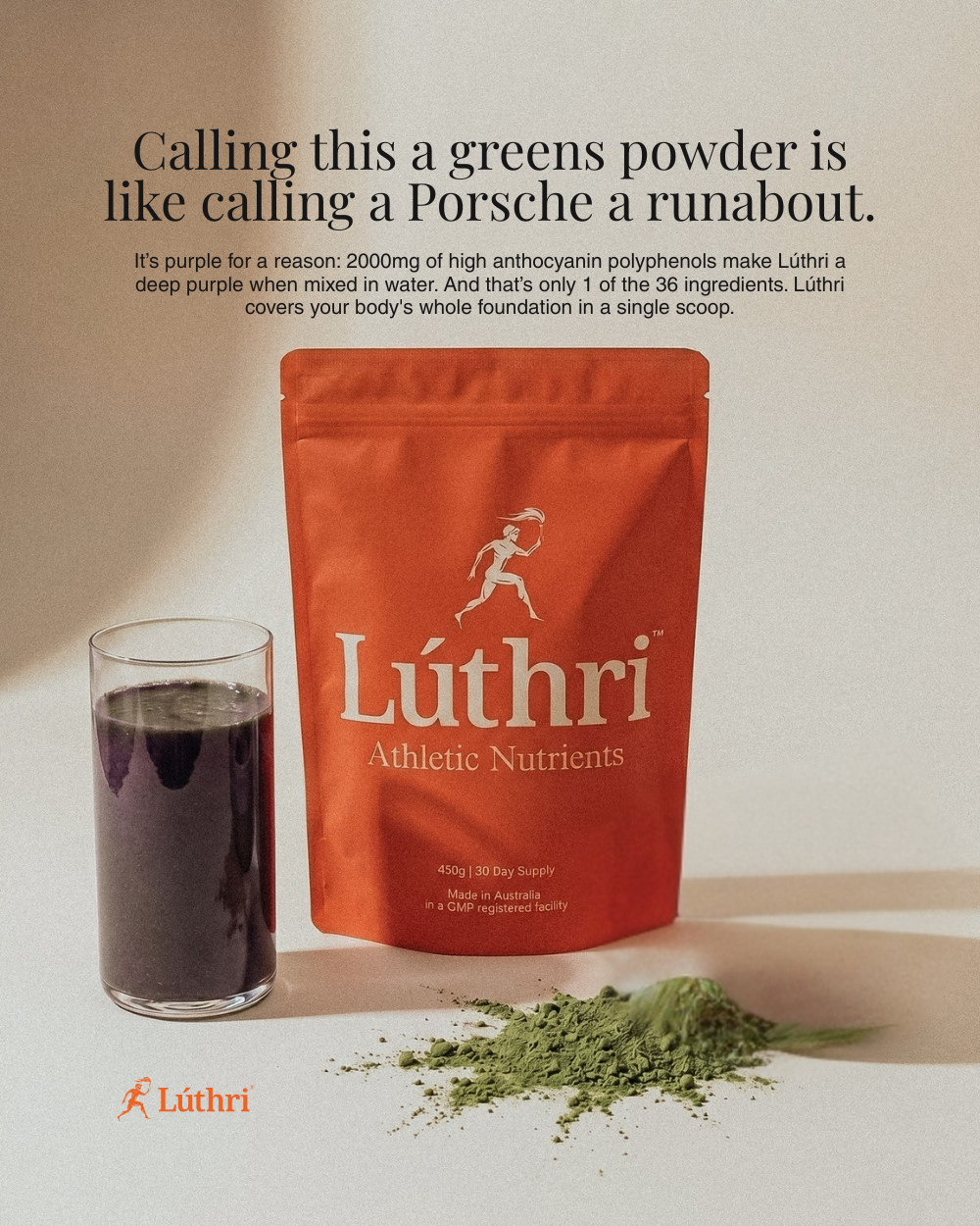 Lúthri Athletics Facebook ad