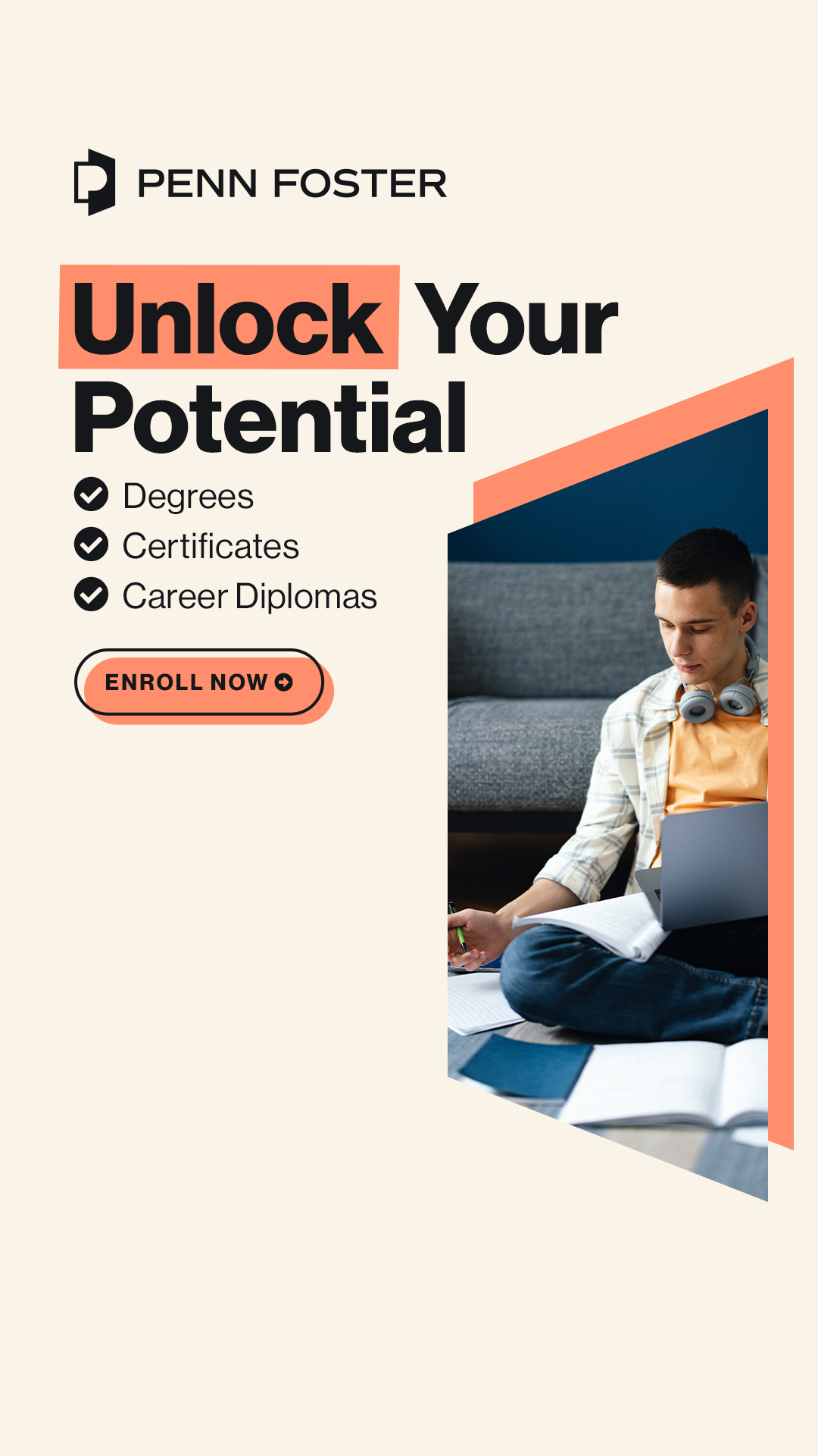 Penn Foster Facebook ad