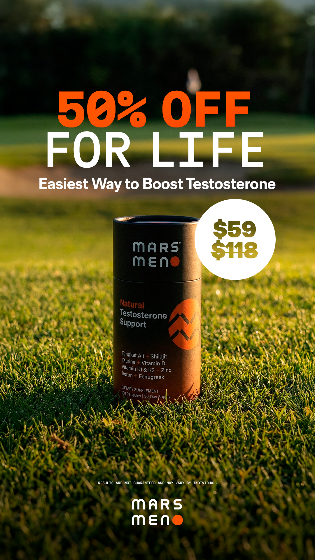 Mars Men Facebook ad