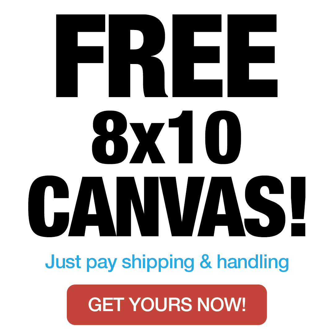 Simple Canvas Prints Facebook ad