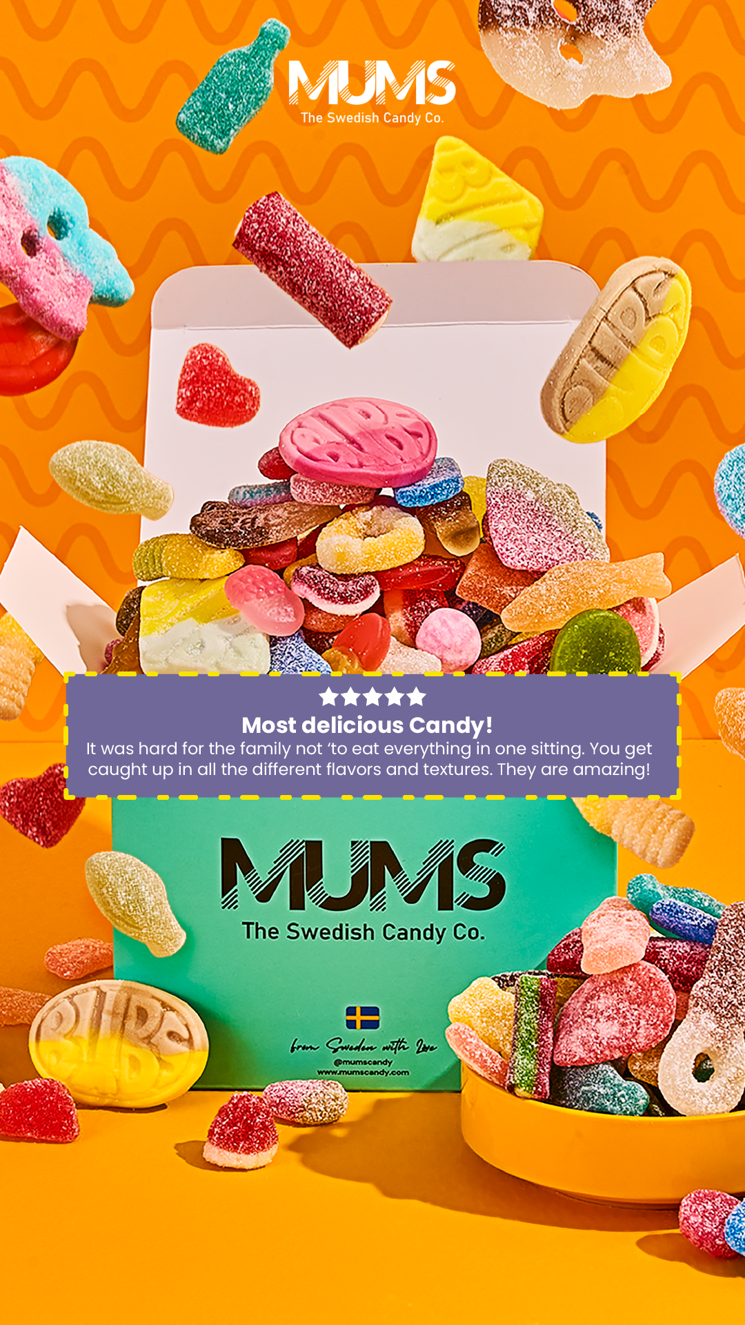 Mums - The Swedish Candy Co. Facebook ad