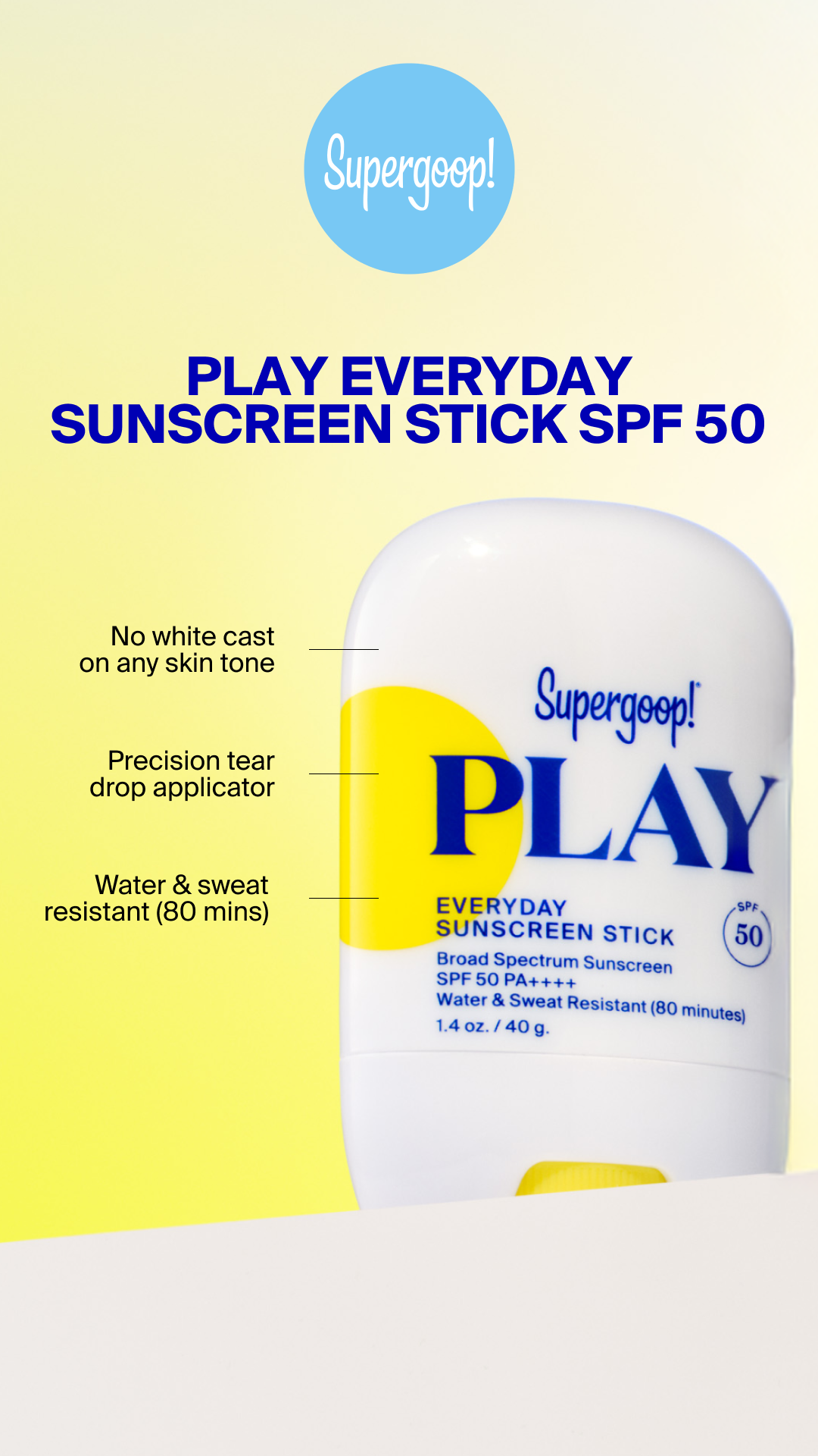 Supergoop Facebook ad