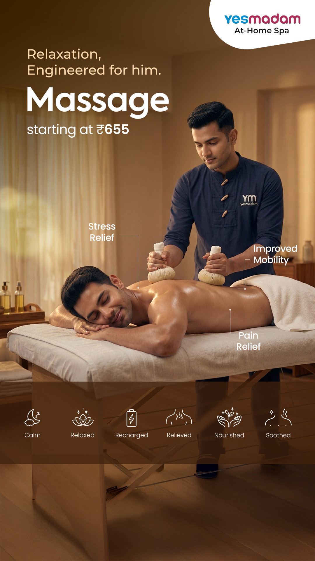 YesMadam App Facebook ad