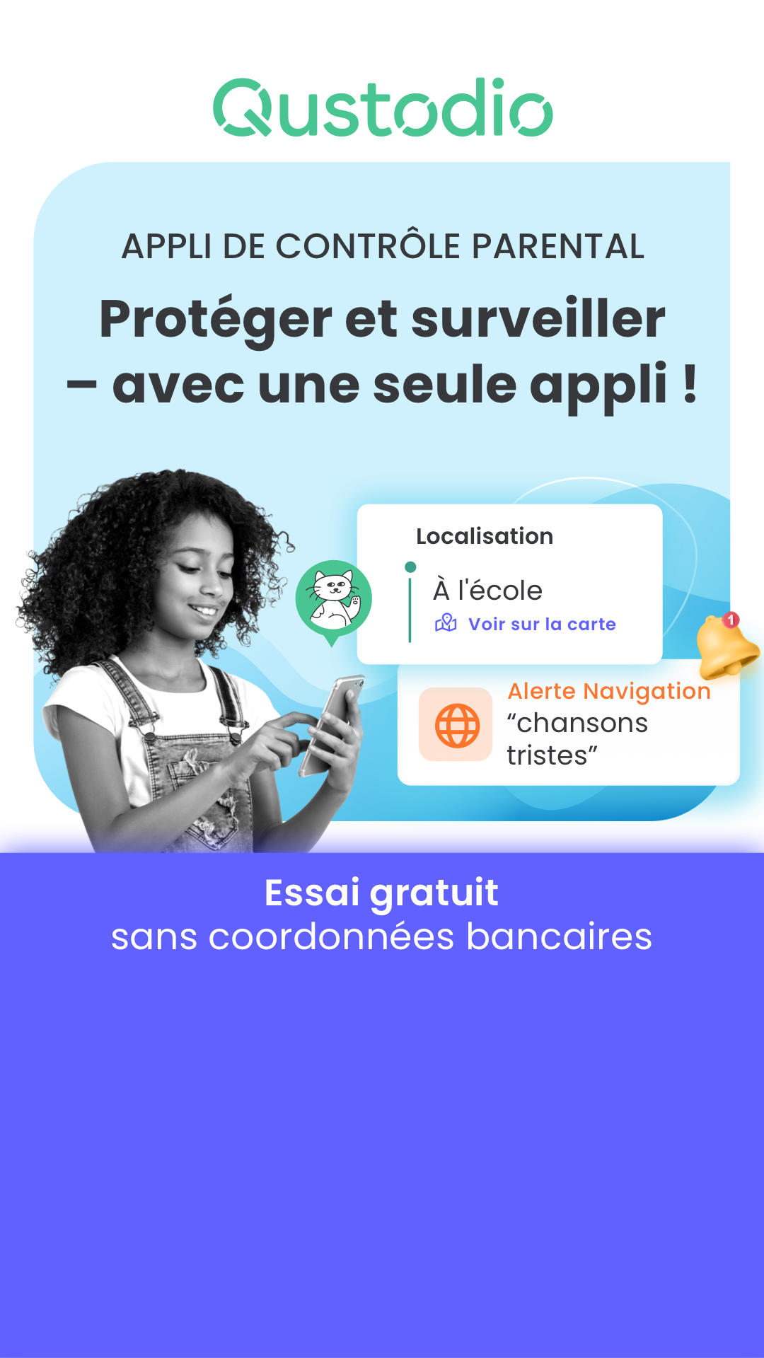 Qustodio Facebook ad
