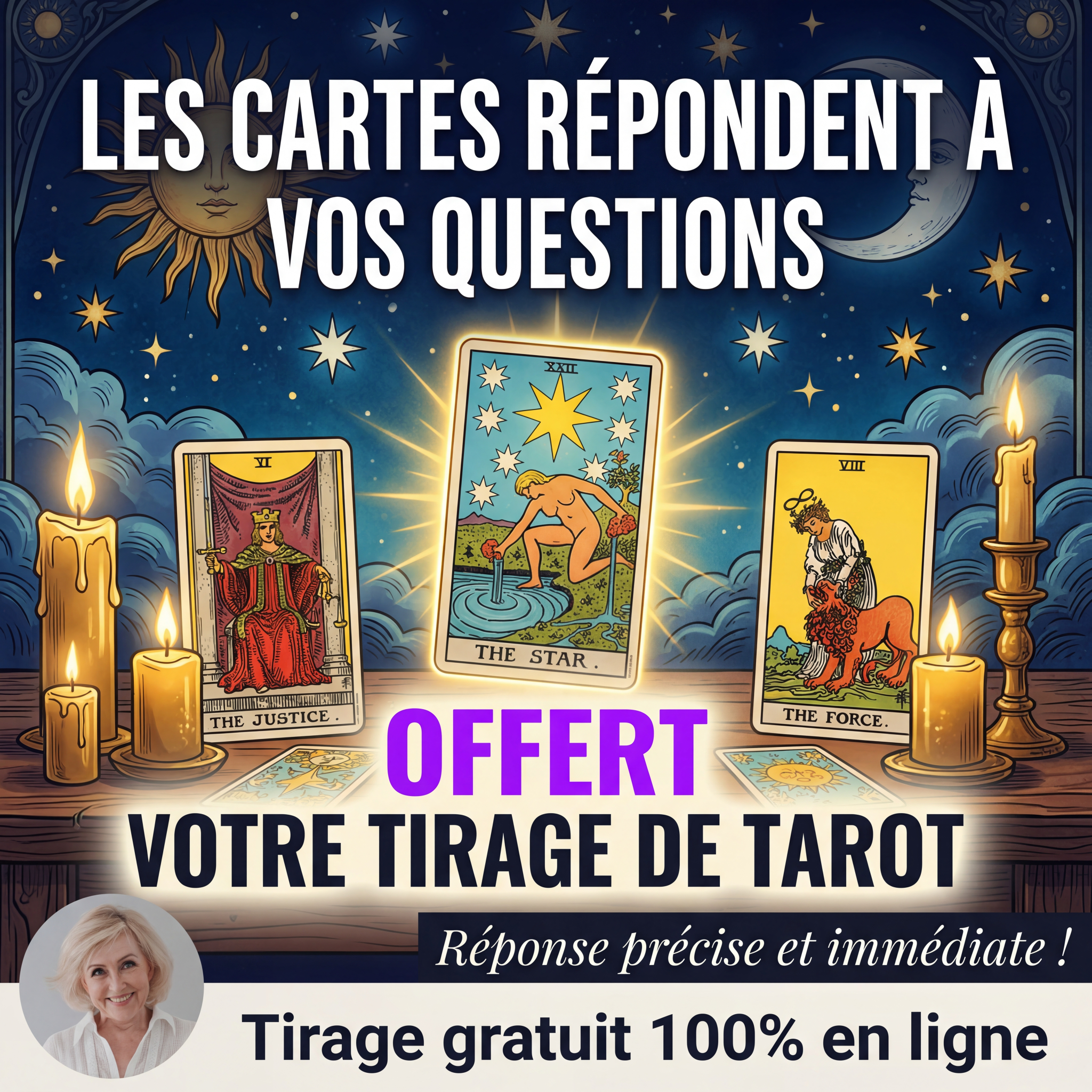 Esotelite Facebook ad: TIRER LES CARTES