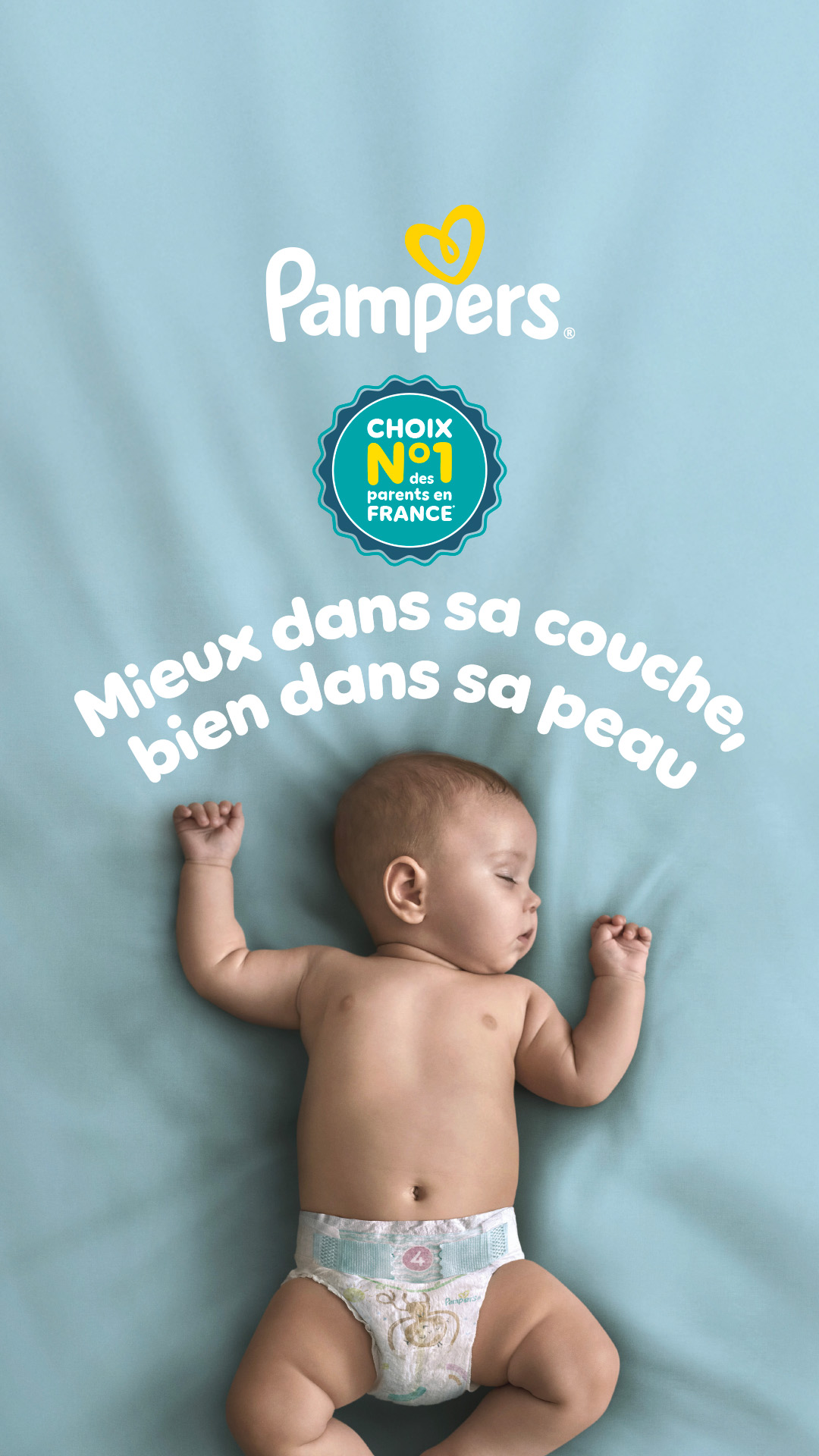 Pampers Facebook ad: Pampers Baby Dry