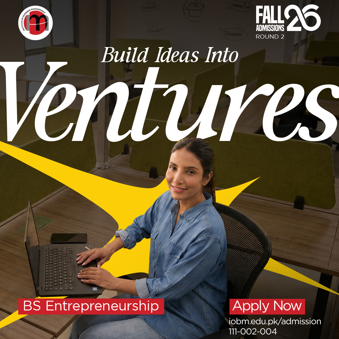 Institute of Business Management Facebook ad: Learn how to identify opportunities, build ventures, and…