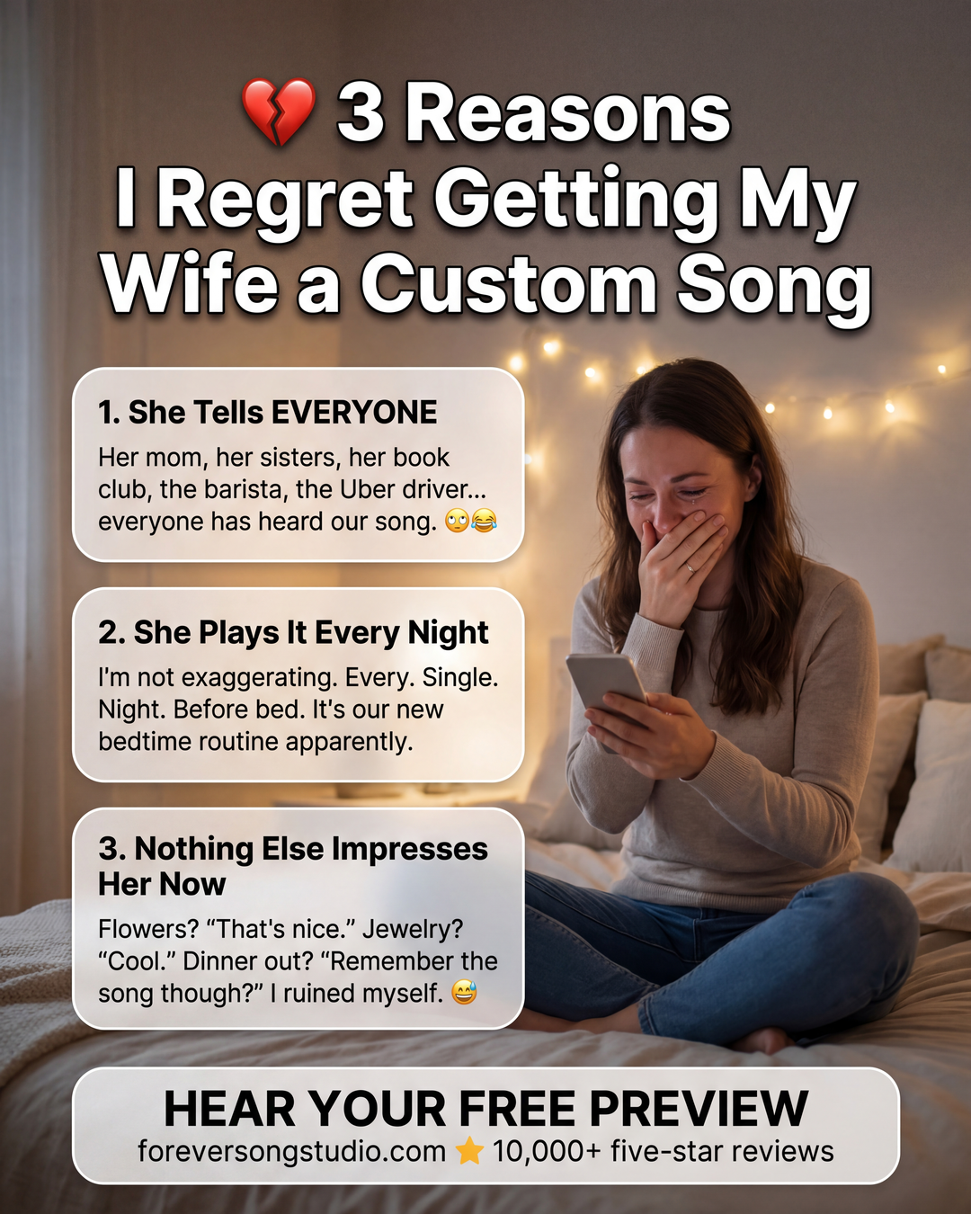 Forever Song Facebook ad