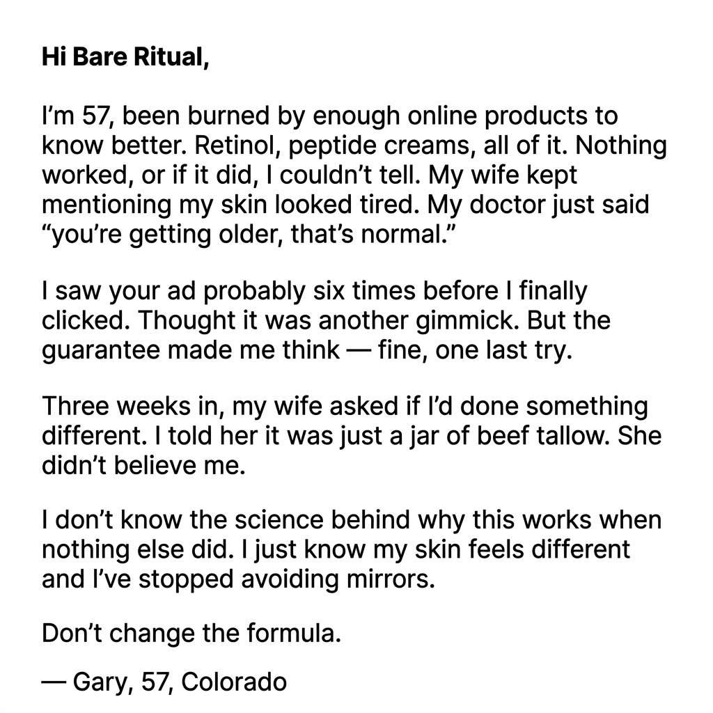 Bare Ritual Facebook ad